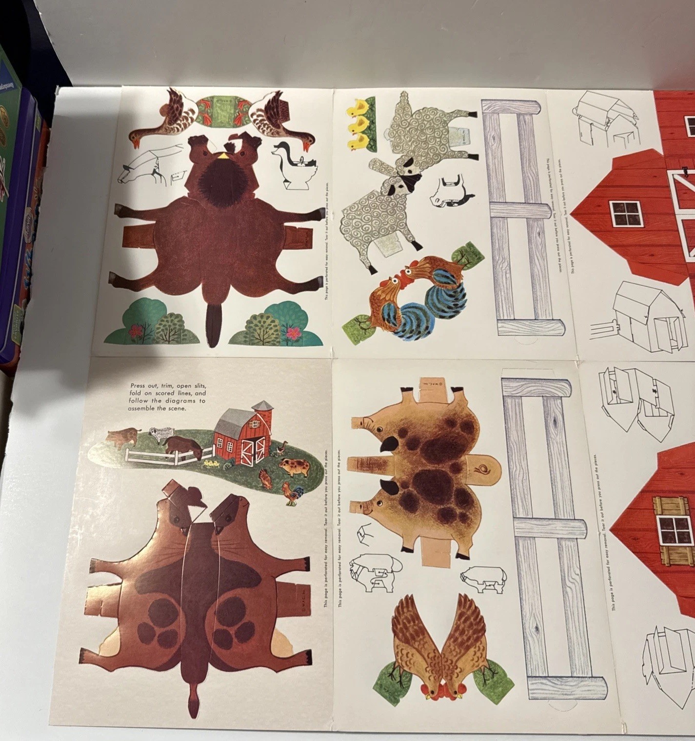 Vintage Golden Pre-School Learning Fun – A Farm of My Own (1971) – Unpunched