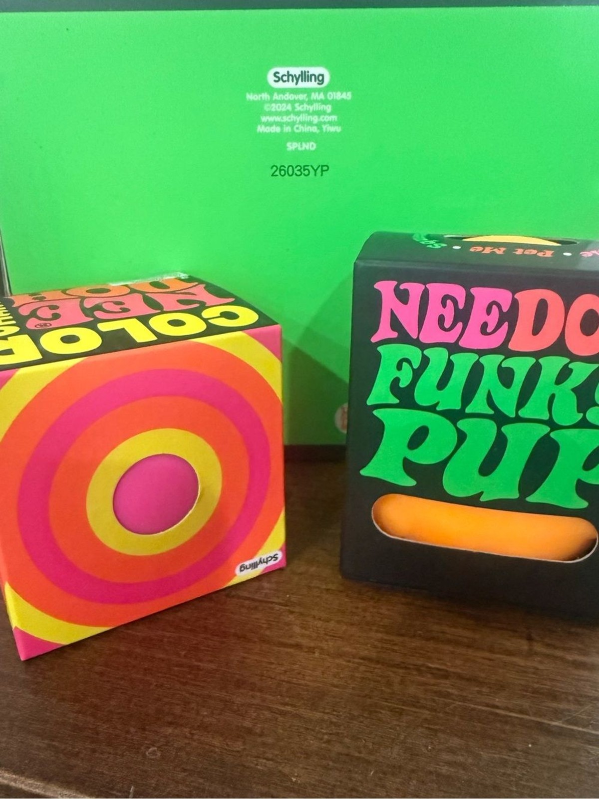 Needoh Funky Pup Orange & Needoh Pink Color Change