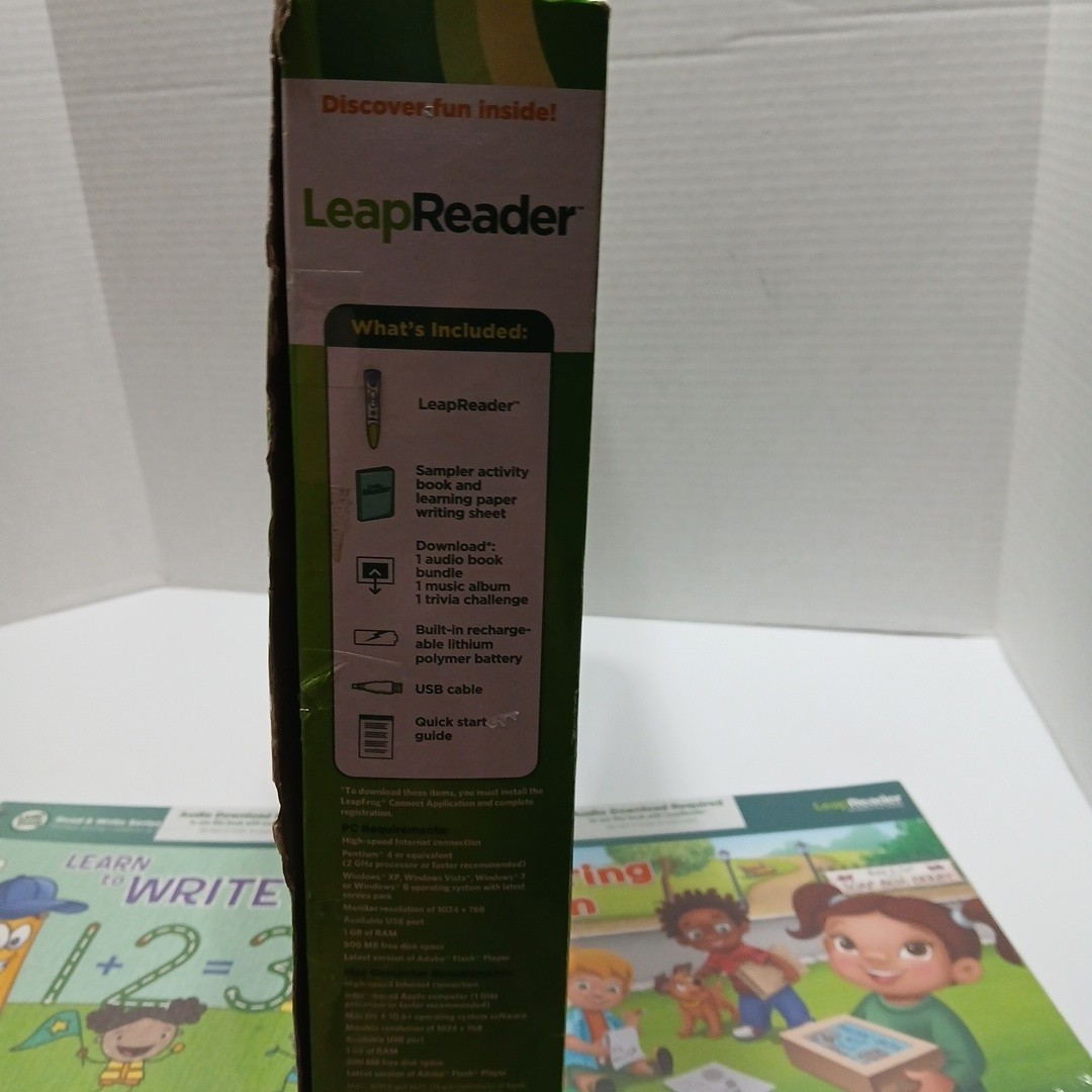 LeapFrog LeapReader Learn-to-Read Ages 4-8 2 Exyra New Sealed Books