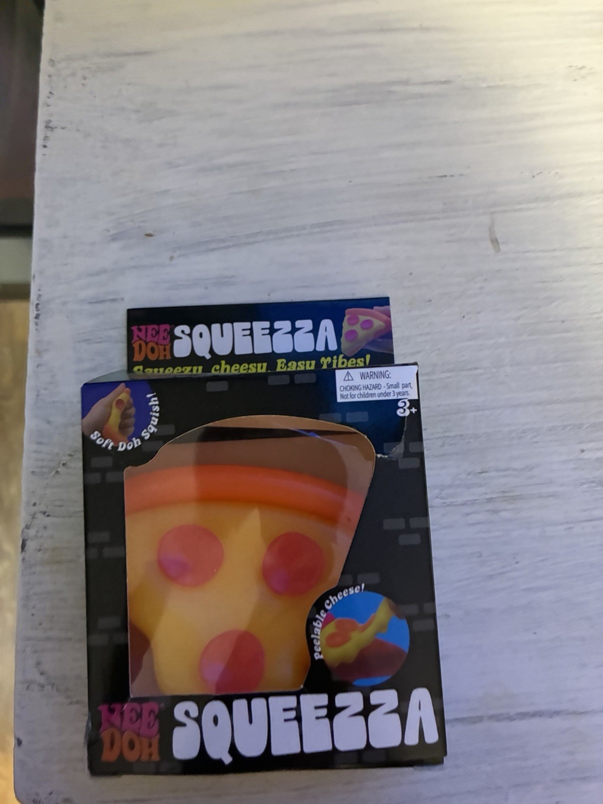 Needoh Squeezza Pizza Slice Box Has A Little Tear But Needoh Is In Good Shape