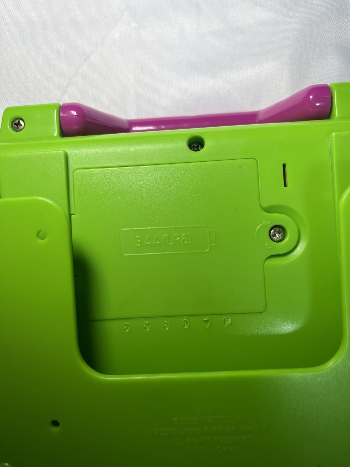 Vintage 2002 Barney Interactive Educational Laptop Learning Toy w/ 5 Discs Works