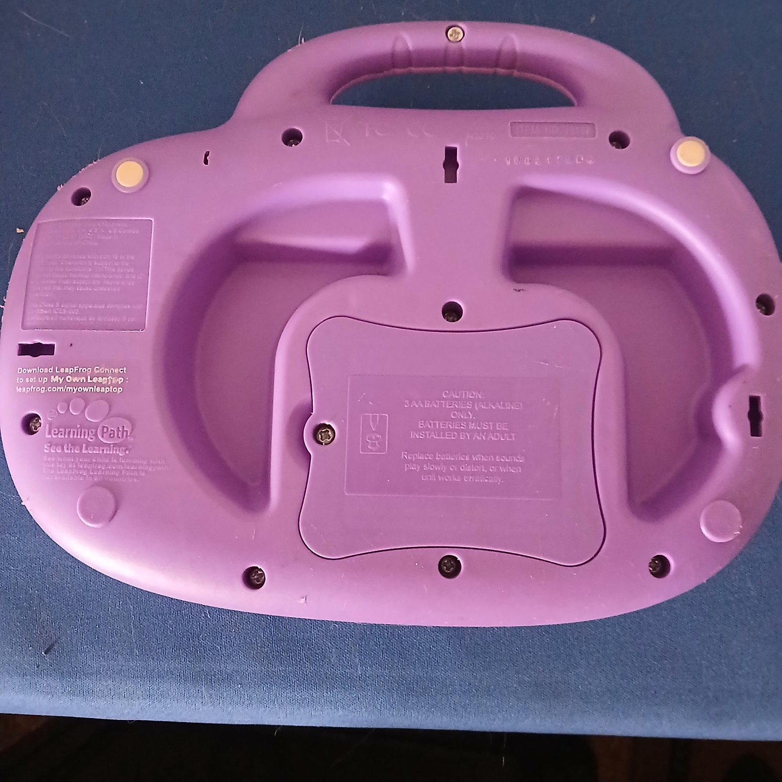 Leapfrog My Own LeapTop Learning Interactive Laptop Tested Works Great Purple
