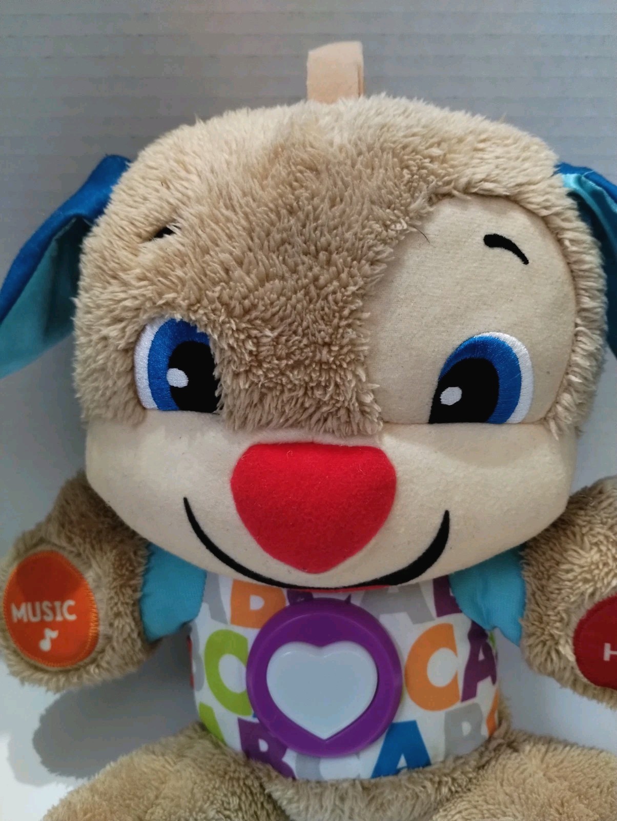 Fisher Price Smart Stages Talking Teddy Bear Interactive Plush Toy Works Sounds