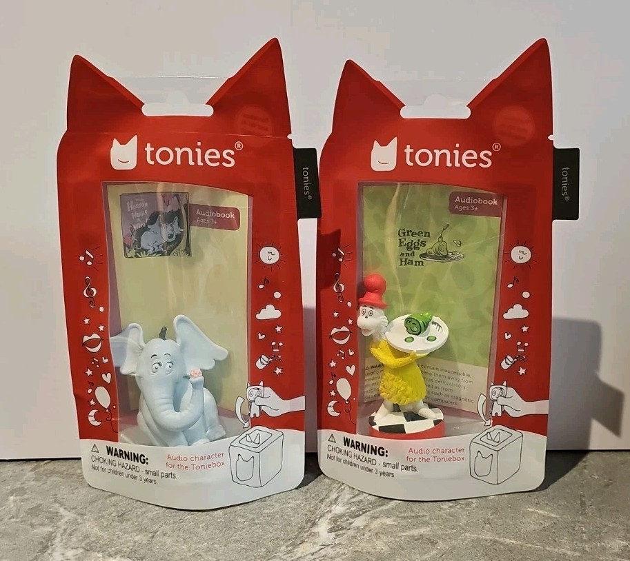 NEW! Tonies Dr. Seuss Green Eggs & Ham & Horton Hears A Who Characters