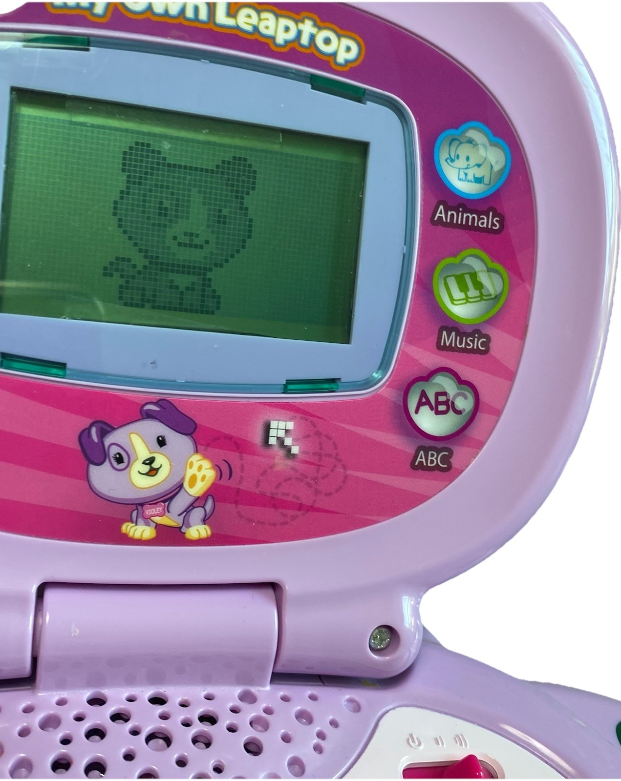 Gently Used Leap Frog My Own Leaptop Laptop Purple Pink Works Tested