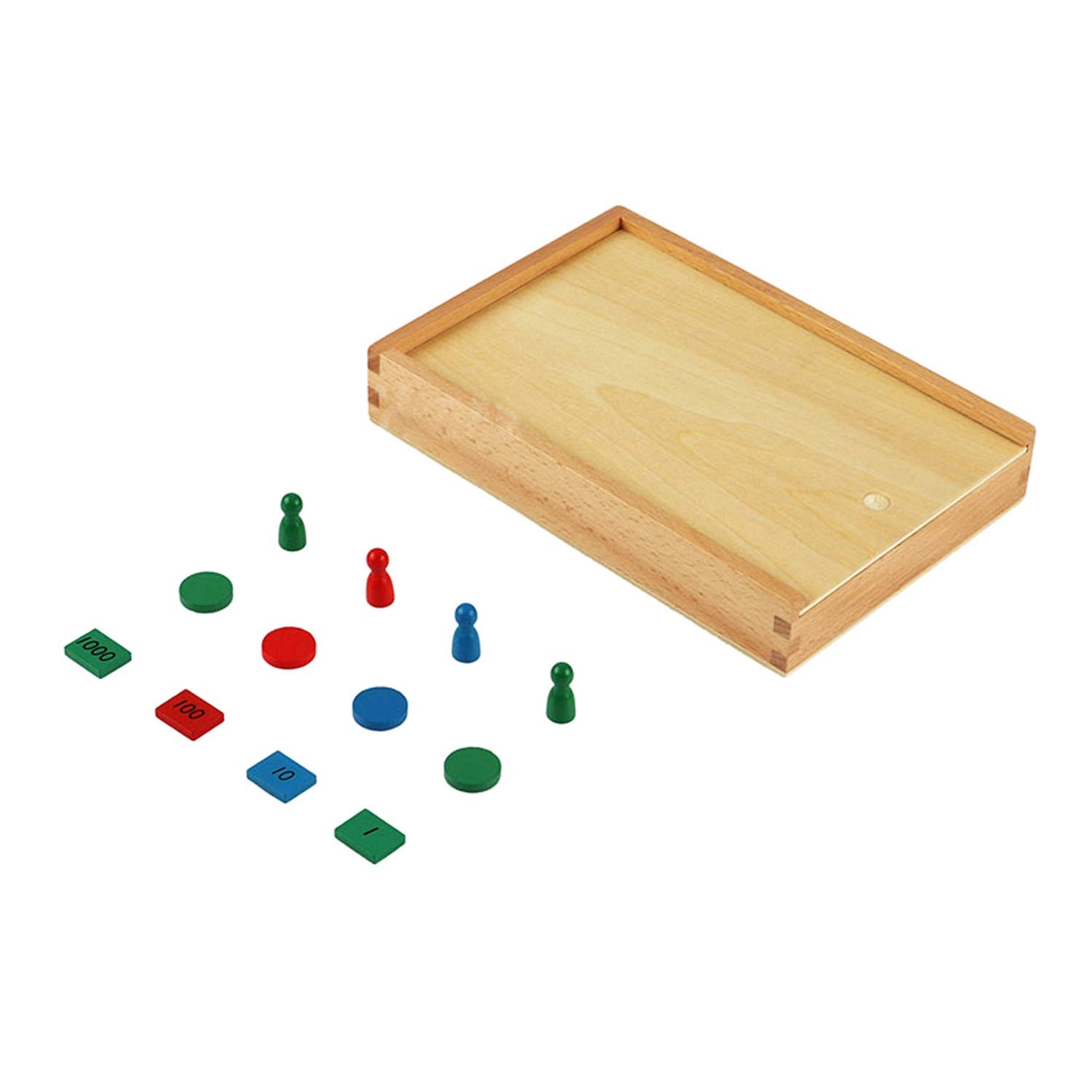 Montessori Stamp Game Professional Version Math Material Early Development Wo…