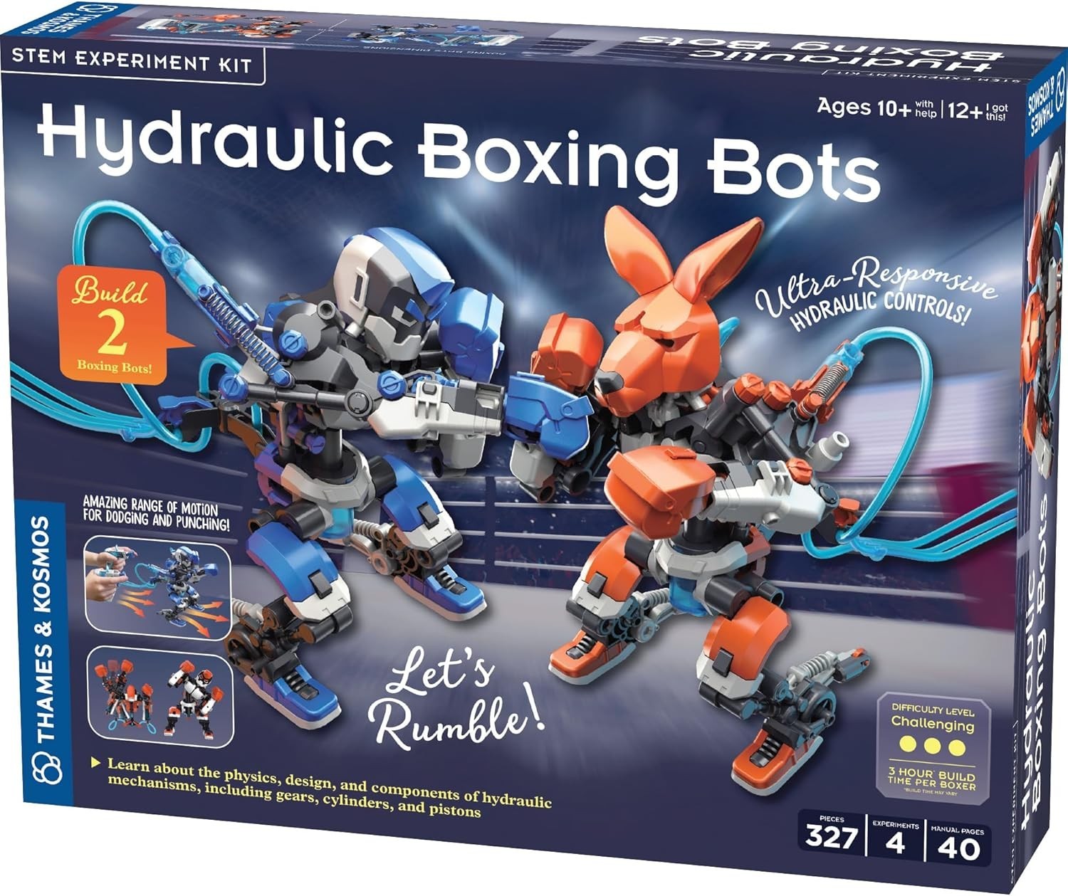 Build & Duel: Hydraulic Boxing Robots STEM Experiment Kit for Young Innovators!