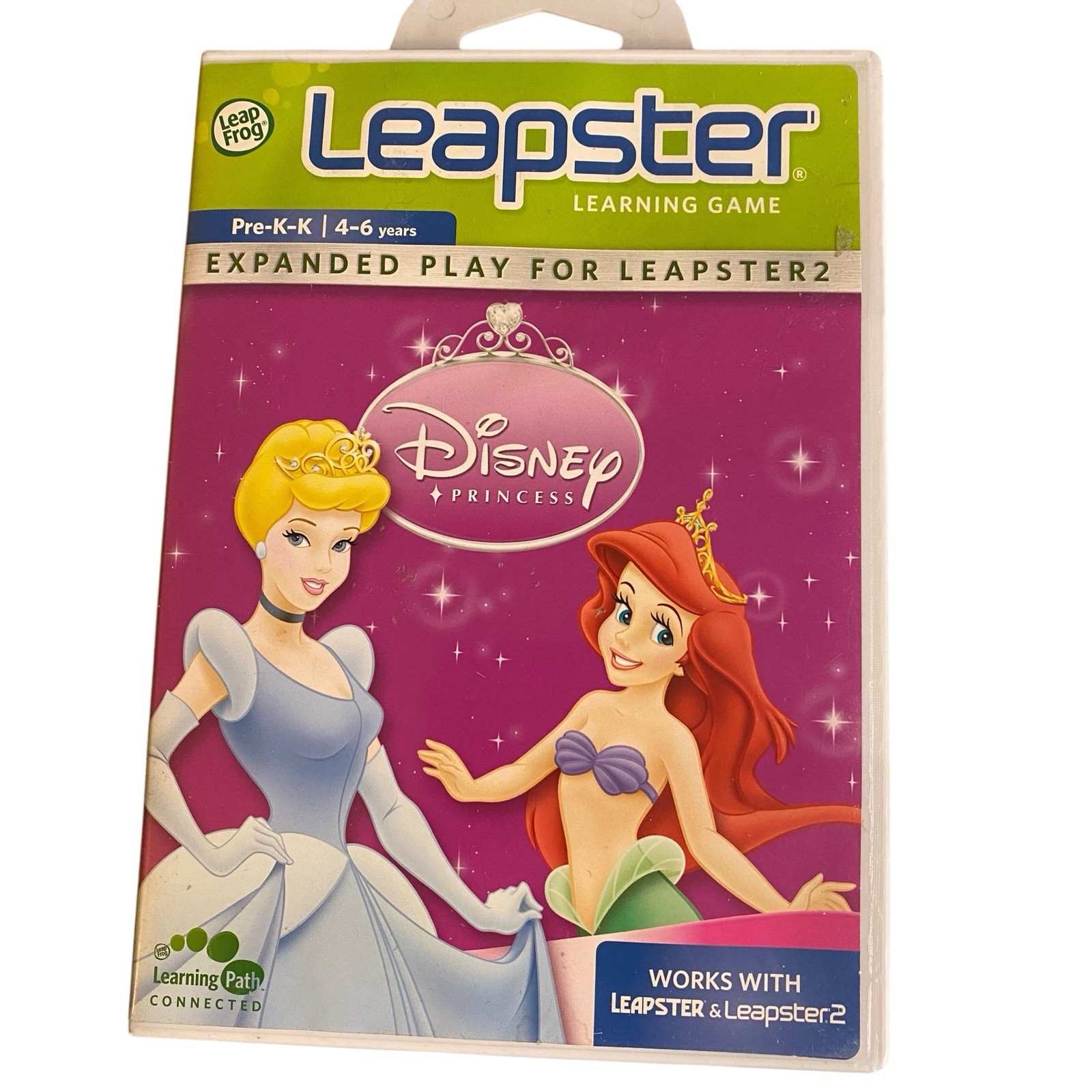 Lot Of 5 LeapFrog Leapster/Leapster 2 Learning Game Cartridges w/Cases & Manuals