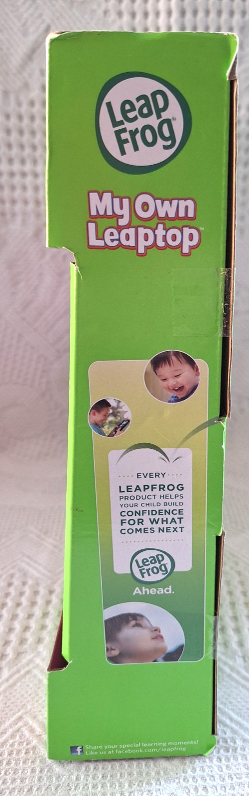 Leap Frog “My Own Leaptop” Learn Letters, Animals, Songs Alphabet 2+ NIB WS