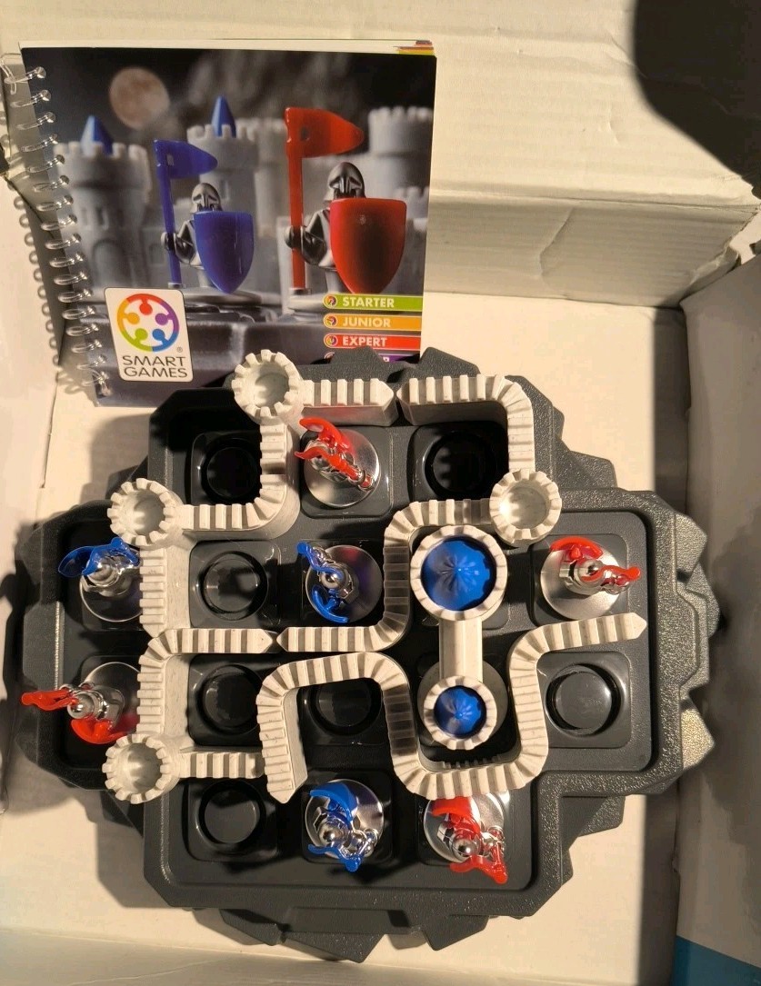Walls & Warriors Logic Puzzle Smart Game Board Challenge Stem Single Player READ