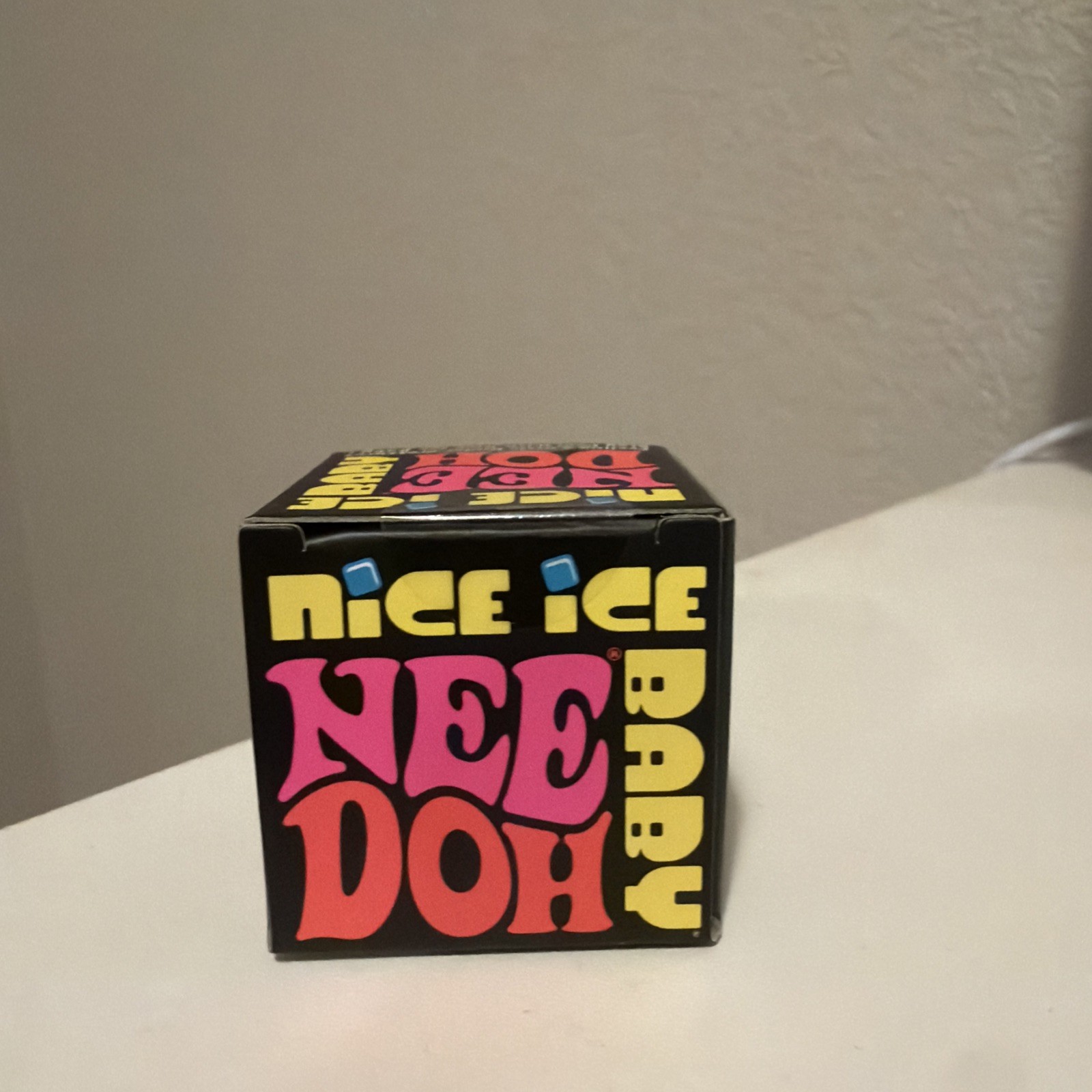 New! Nee Doh PURPLE Nice Ice Baby Cube Fidget Toy Schylling Sensory