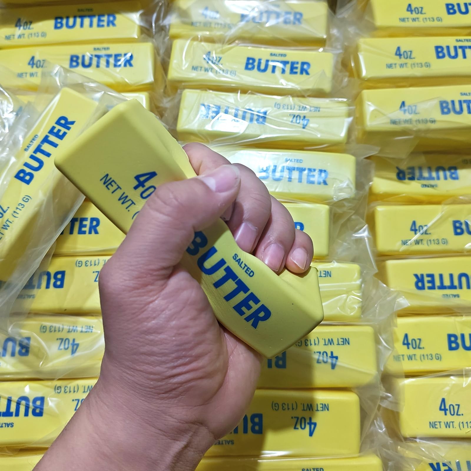4 Pack Butter Squishy- 2.5 inches (diameter) x 1.5 (height), 4oz-4pcs