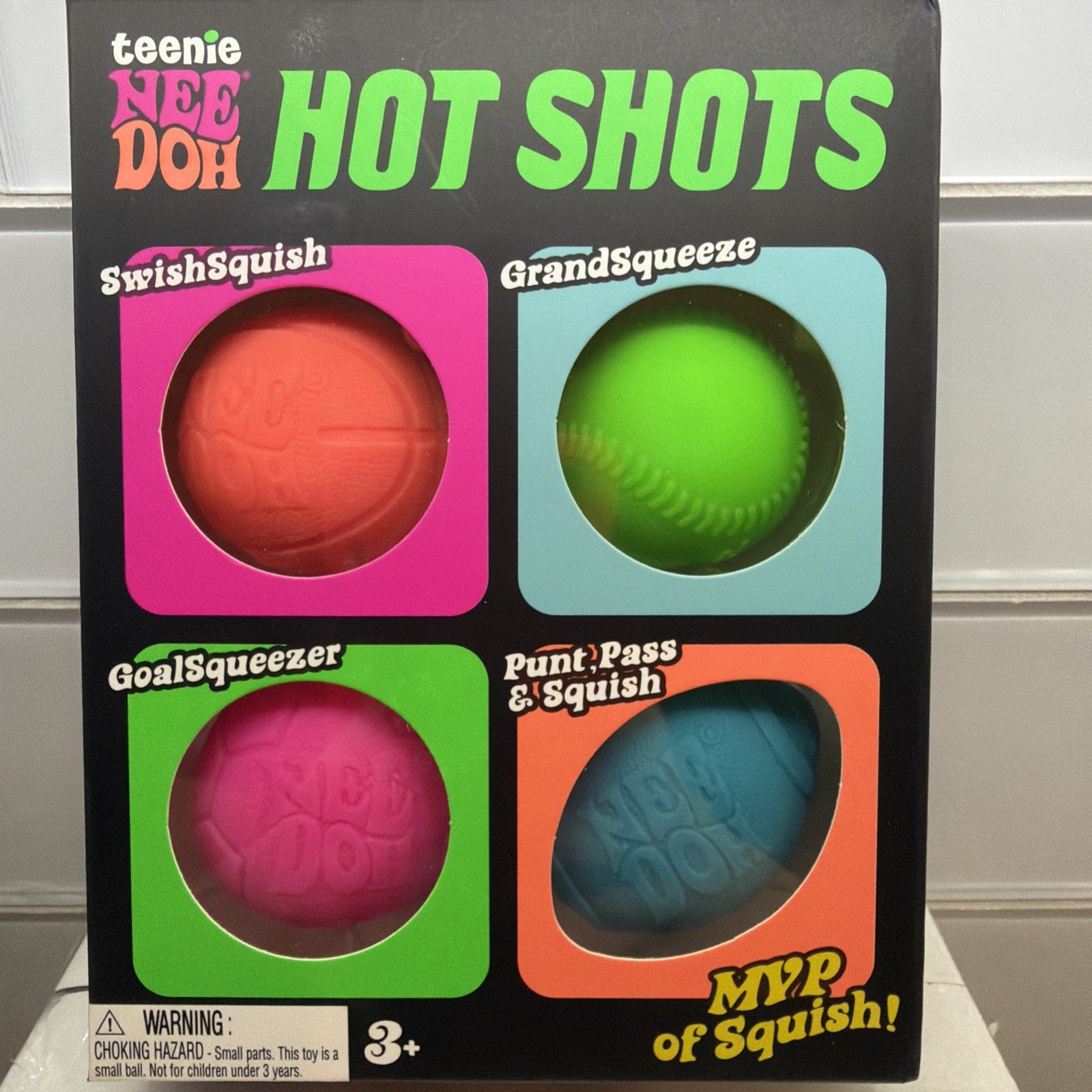 NeeDoh Teenie Hot Shots. Brand New Sealed AUTHENTIC Nee Doh 1 box per order