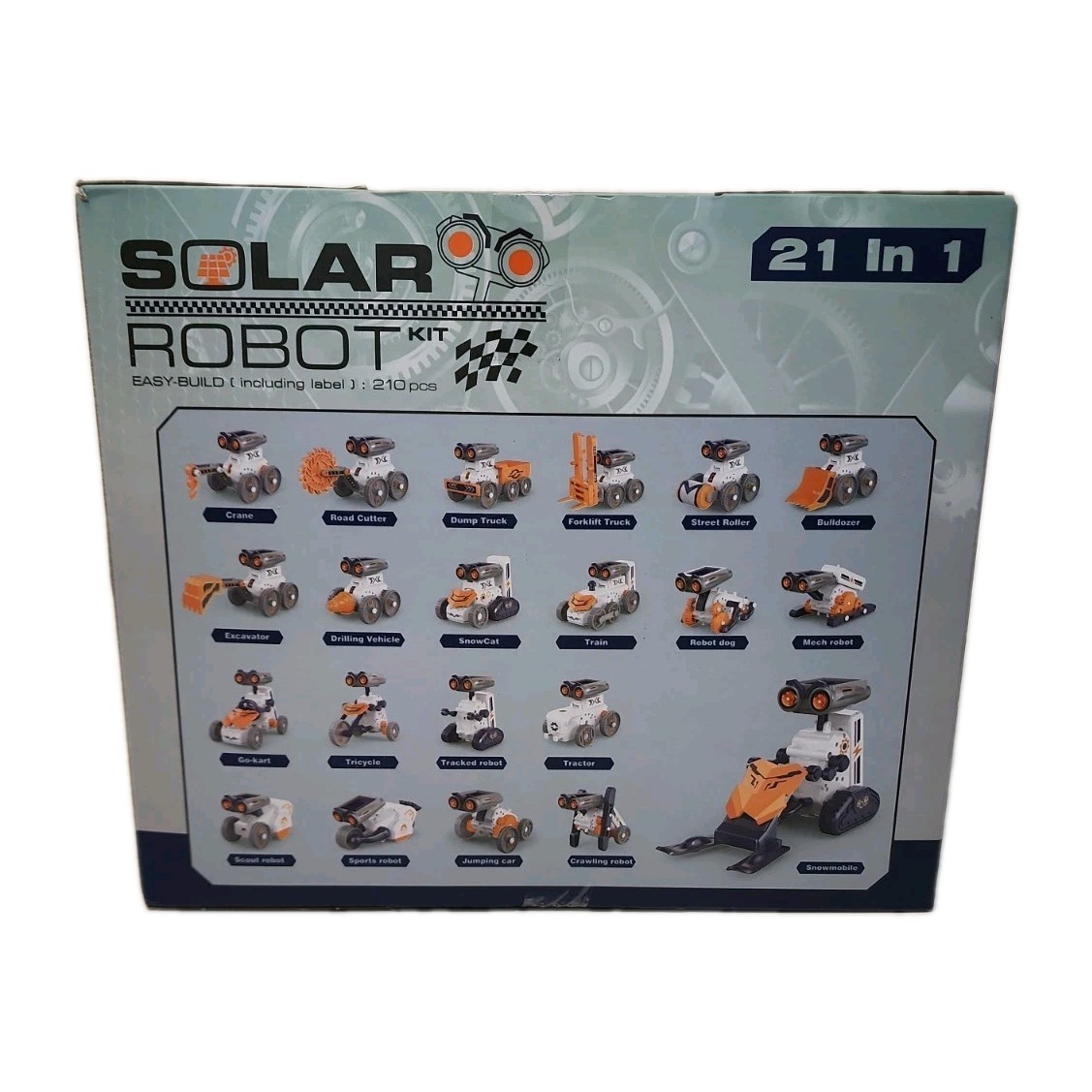 NEW STEM / 21-in-1 / 210 Piece / Solar Robot / Educational / Creation Kit / 709