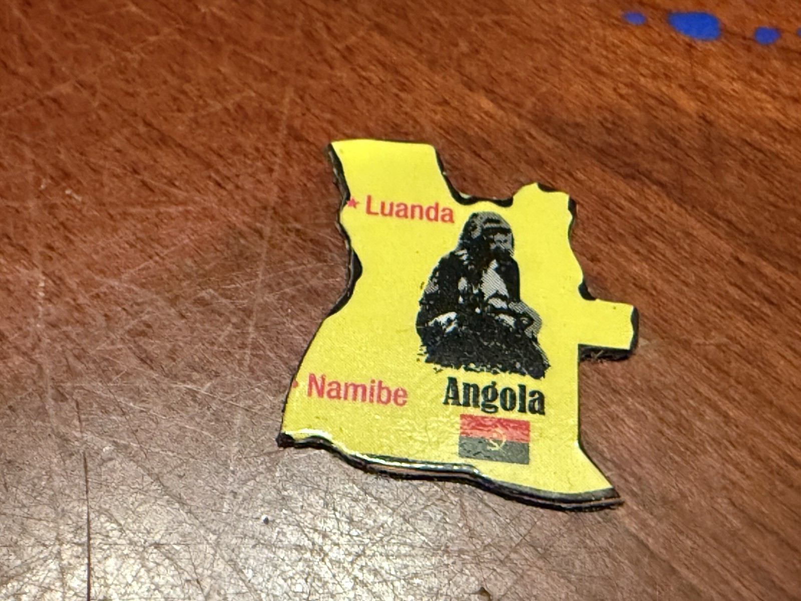 Ata-Boy Magnetic World Map Play-n-Learn Angola 1