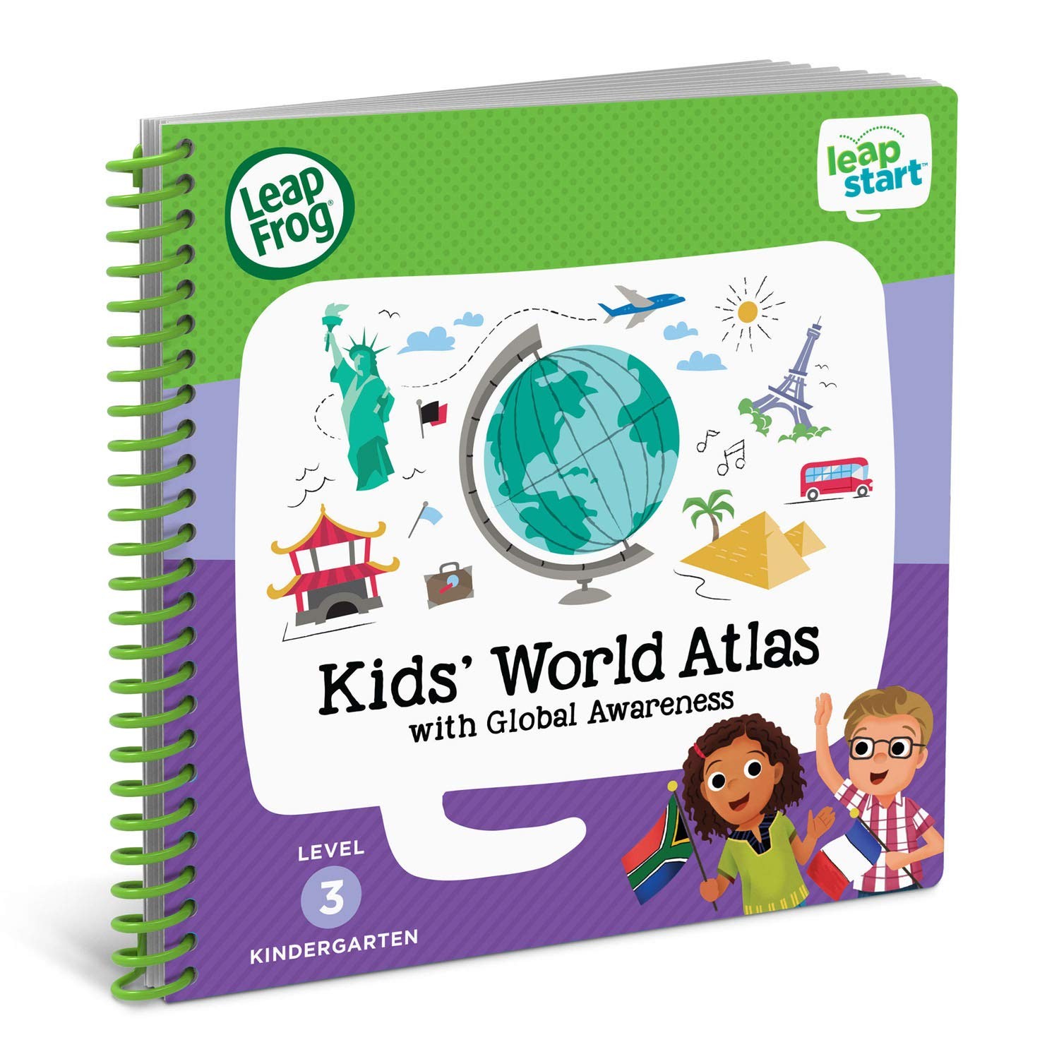 LeapFrog LeapStart Kindergarten Activity Book: Kids’ World Atlas and Global
