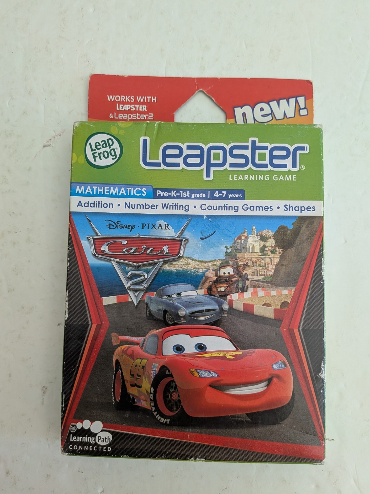 LeapFrog Leapster Disney Pixar Cars 2 Learning Game Ages 4 – 7 Years Brand New