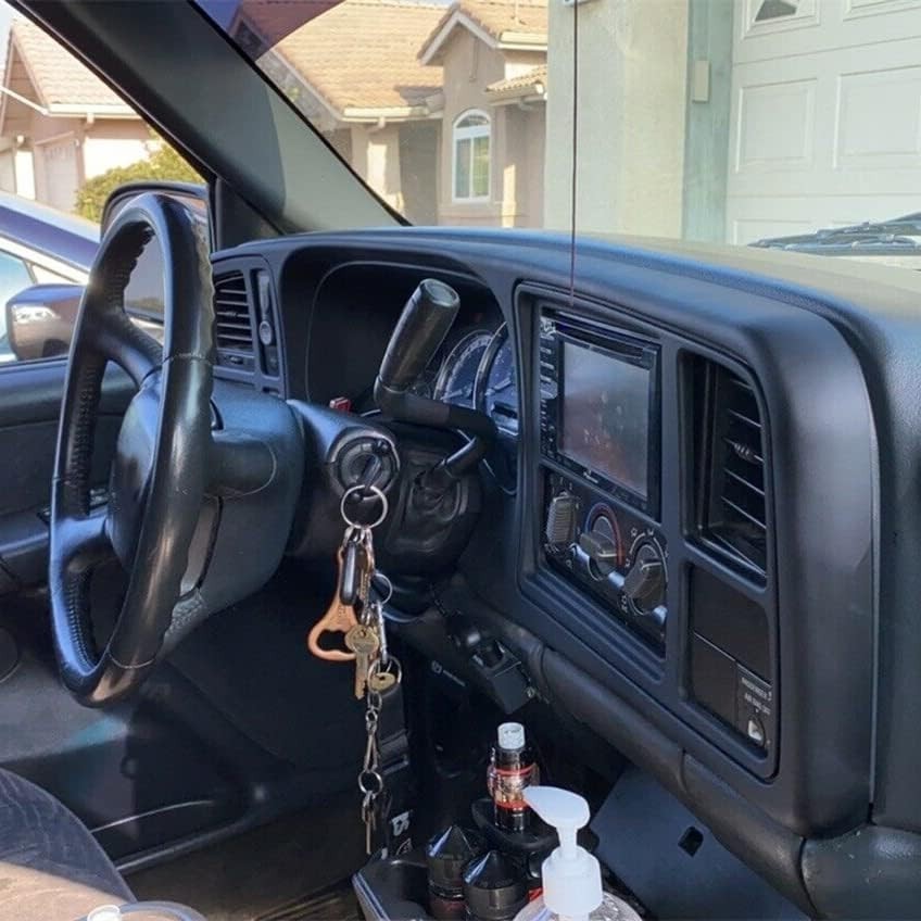 Kojem Double DIN Dash Cover Kit Compatible With 1999-2002 Chevy Silverado Avalan