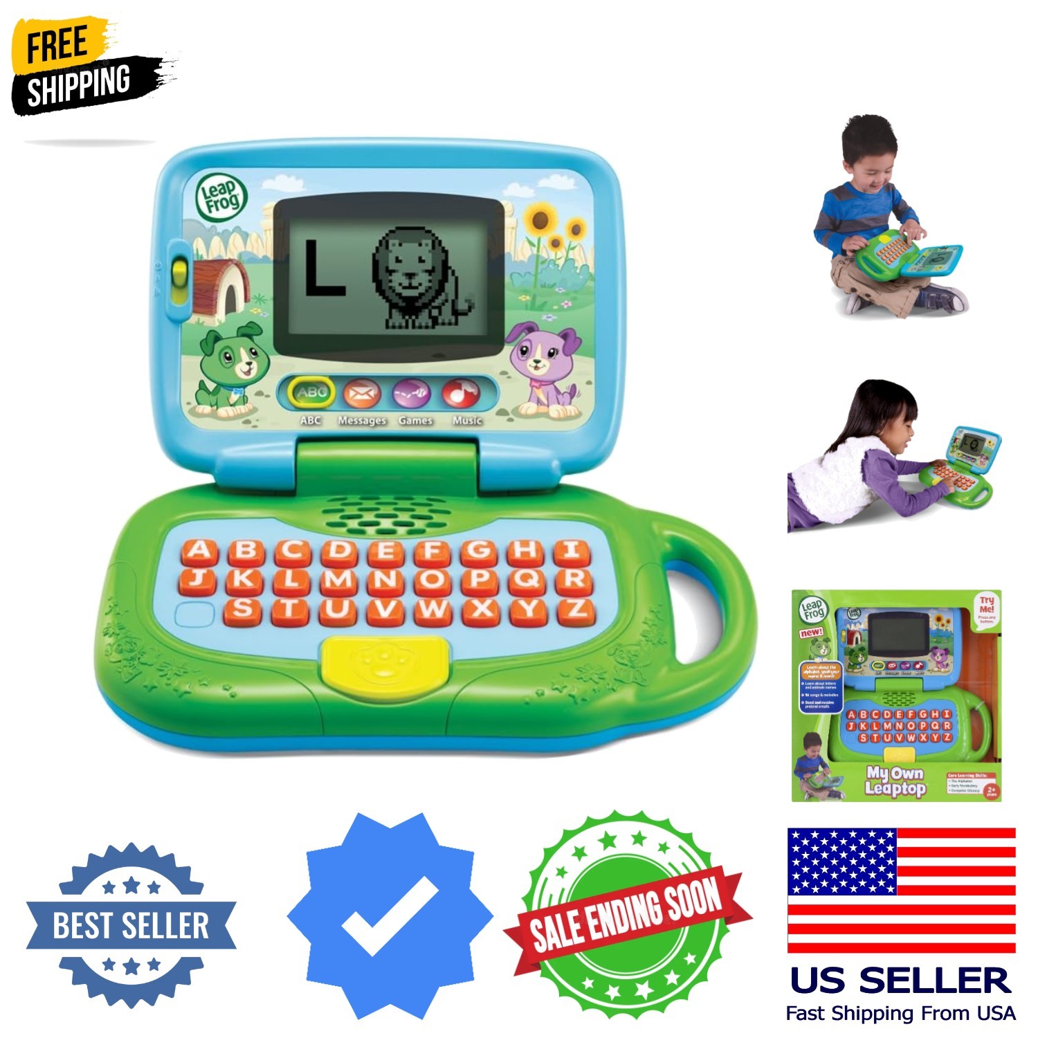 My Own Leaptop, green