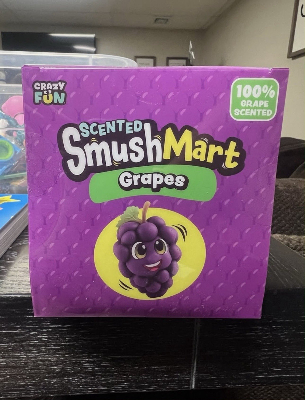 Viral SmushMart Grape Squishy Scented Squeezy Toy FAST SHIPPING