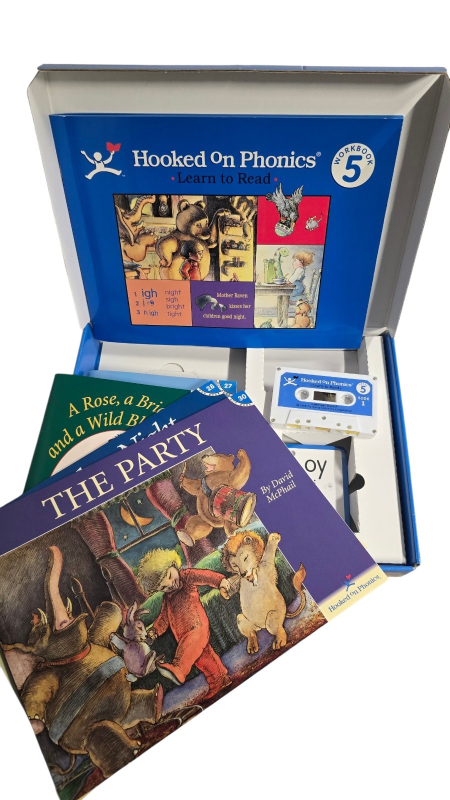 Hooked on Phonics Learn to Read Levels 1-5 INCOMPLETE SET | Vintage 1998 Tapes