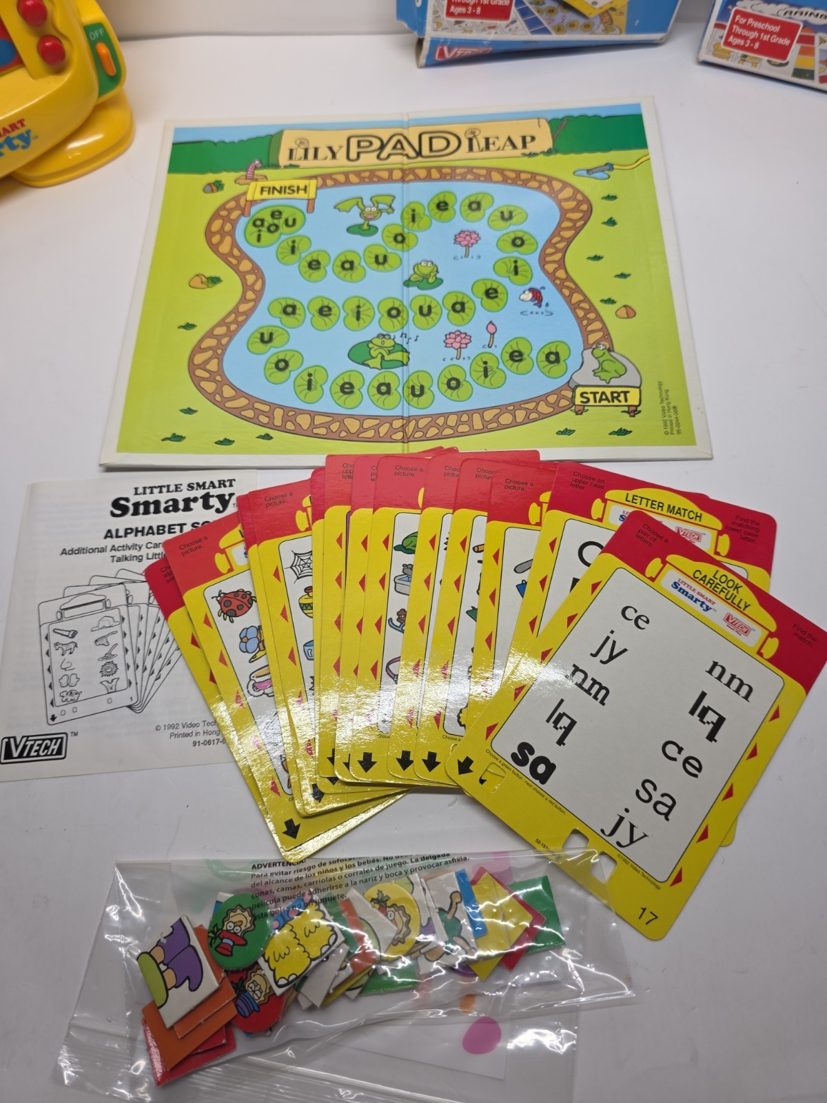 VTech Talking Little Smart Smarty VTG Robot Not Working! With Card sets