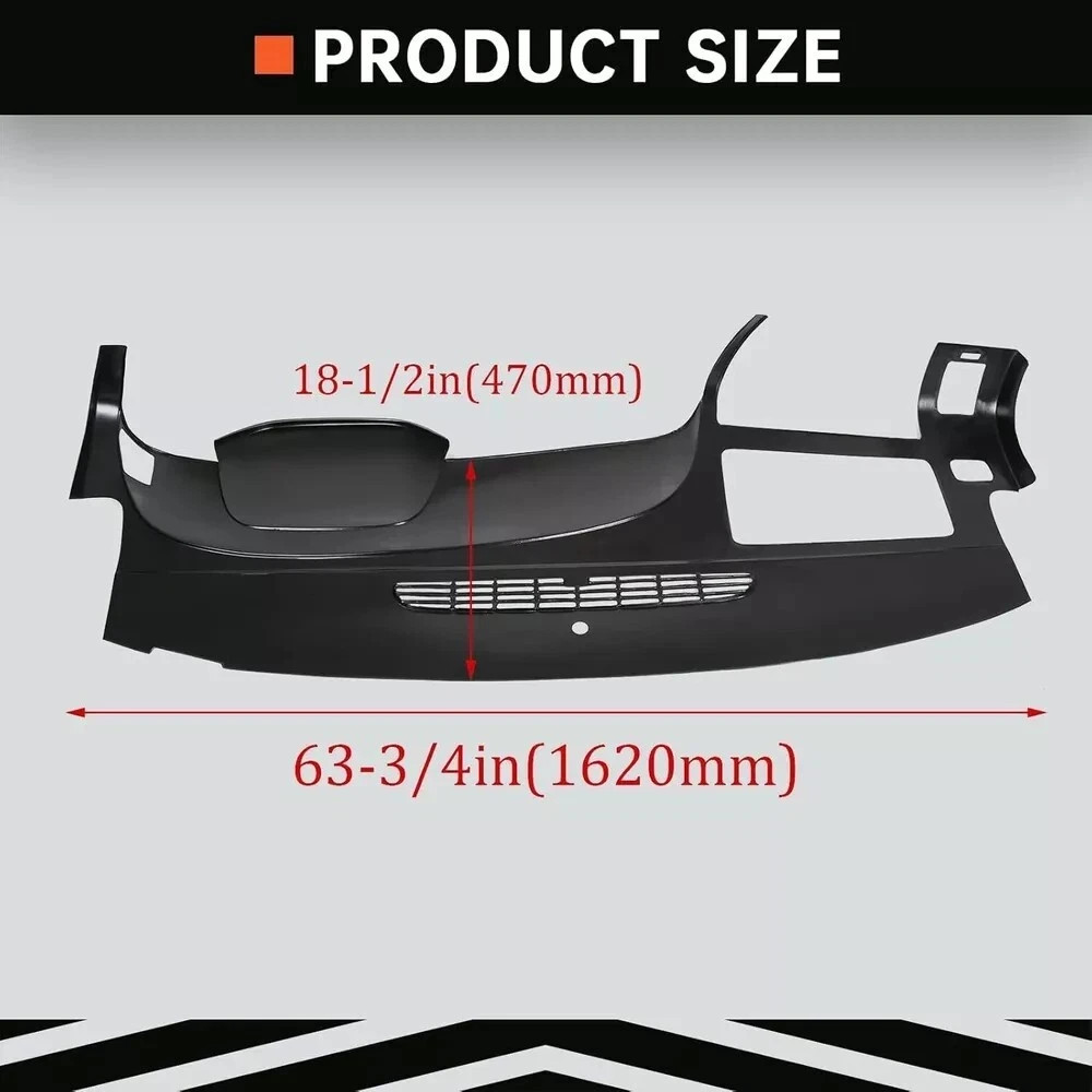 07-13 Chevy Silverado LS LT WT/ GMC Sierra SL SLE Dash Board Cover Black
