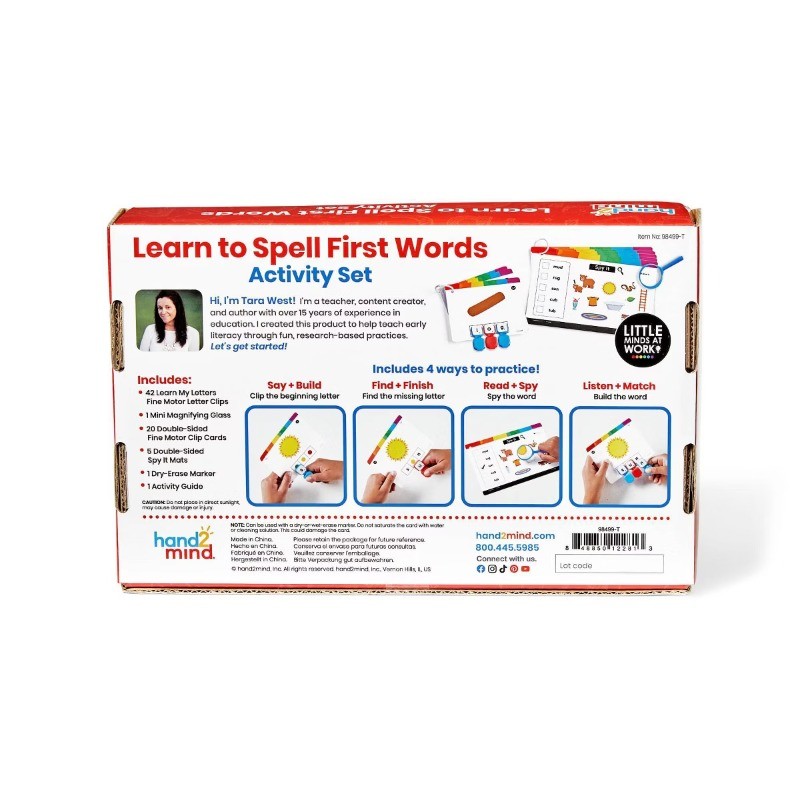 Hand2Mind Little Minds At Work: Alphabet And Letter Sounds, Teacher Supplies