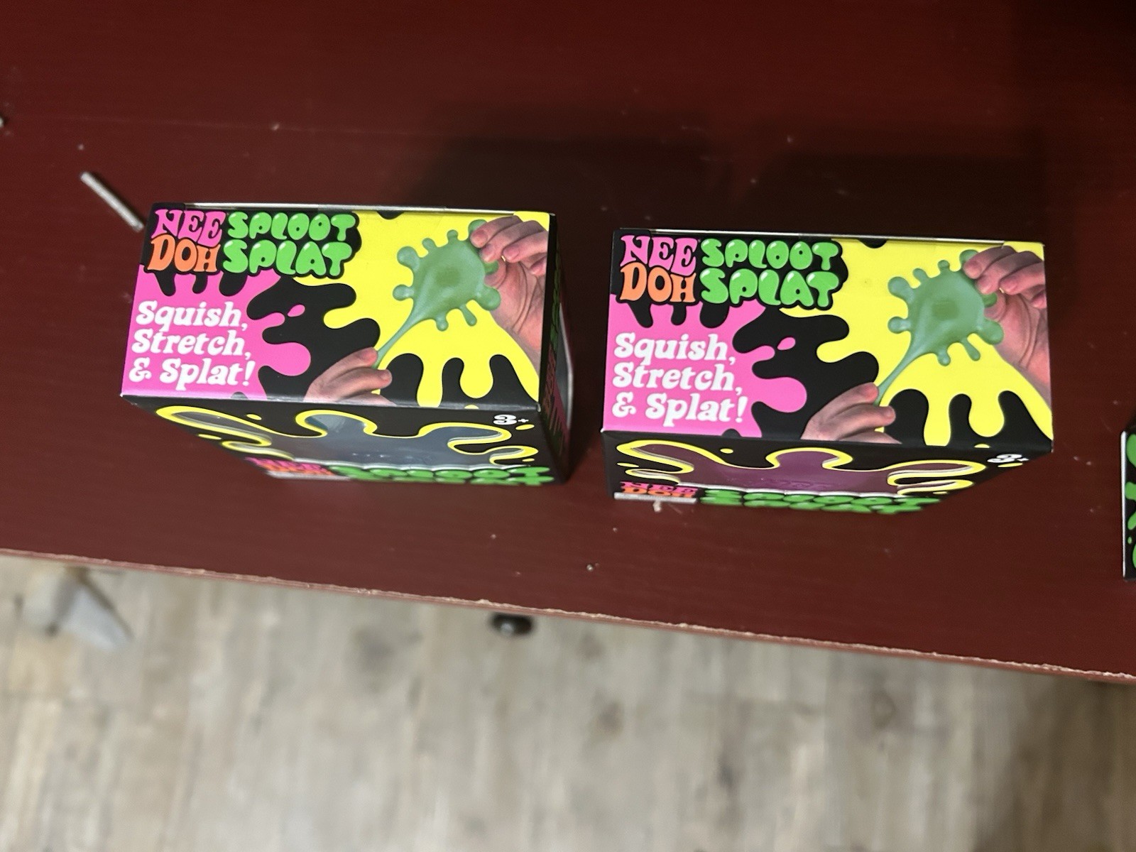 NeeDoh Sploot Splat FOUR- ALL colors green, blue, purple, pink