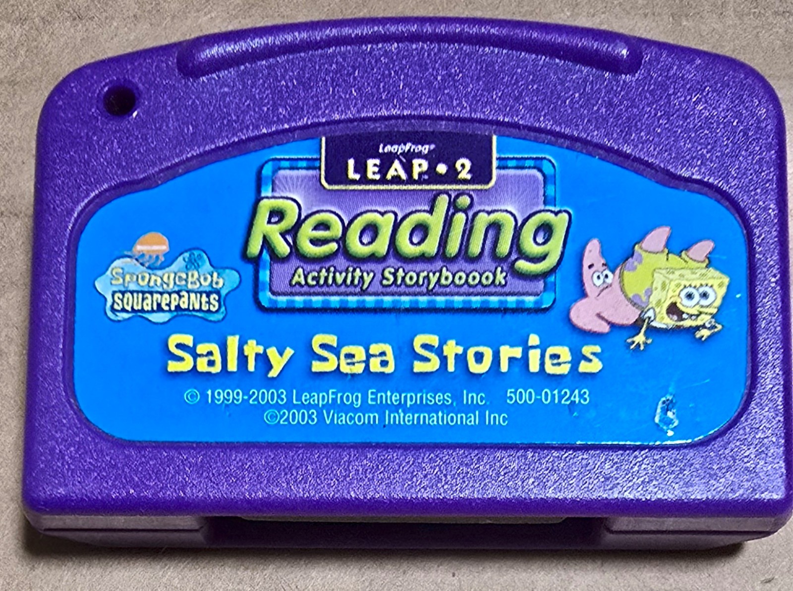 LeapFrog Leap 2 – SpongeBob SquarePants Salty Sea Stories – CART ONLY!