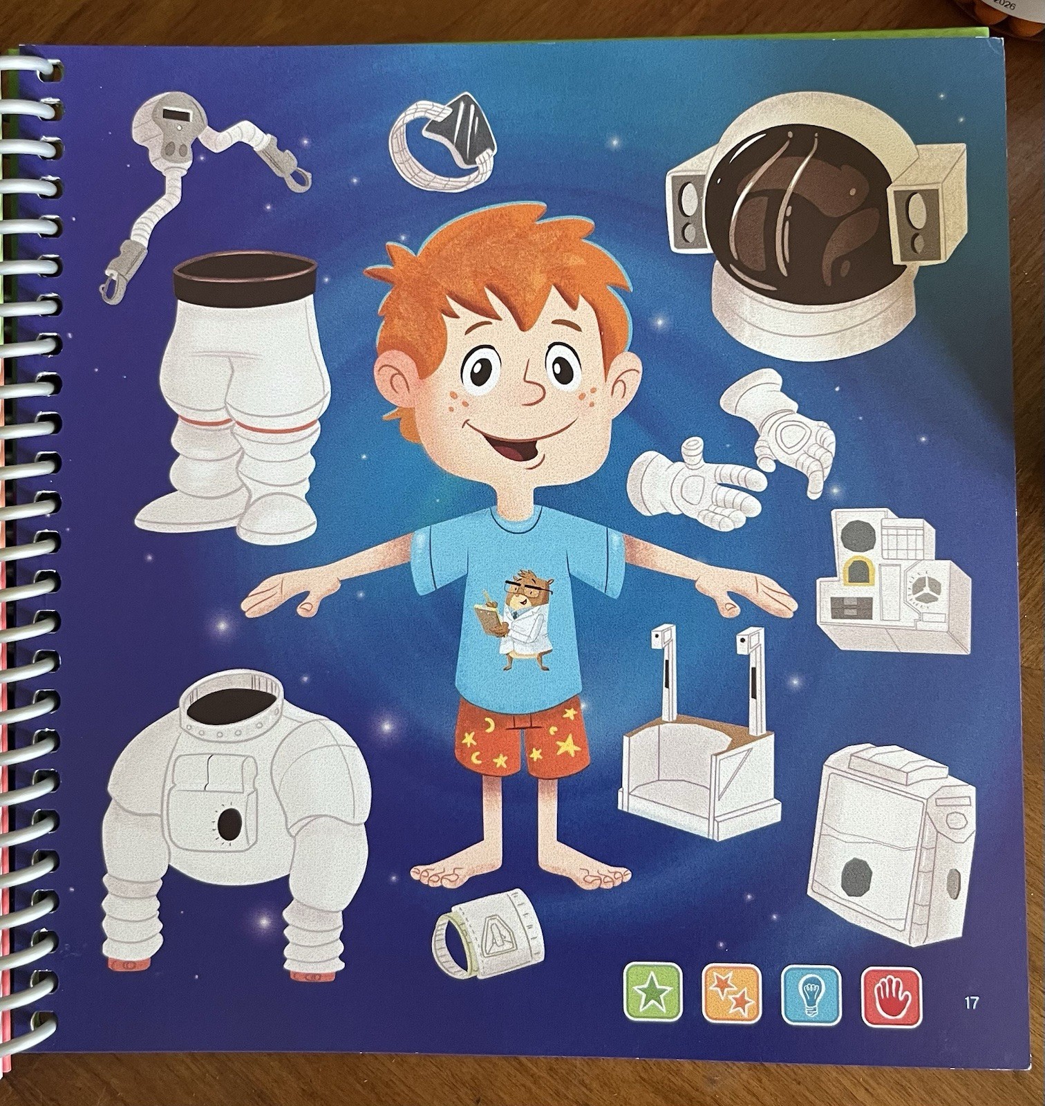 LeapFrog LeapStart – Space Science Activity Book – Level 4 – 1st Grade