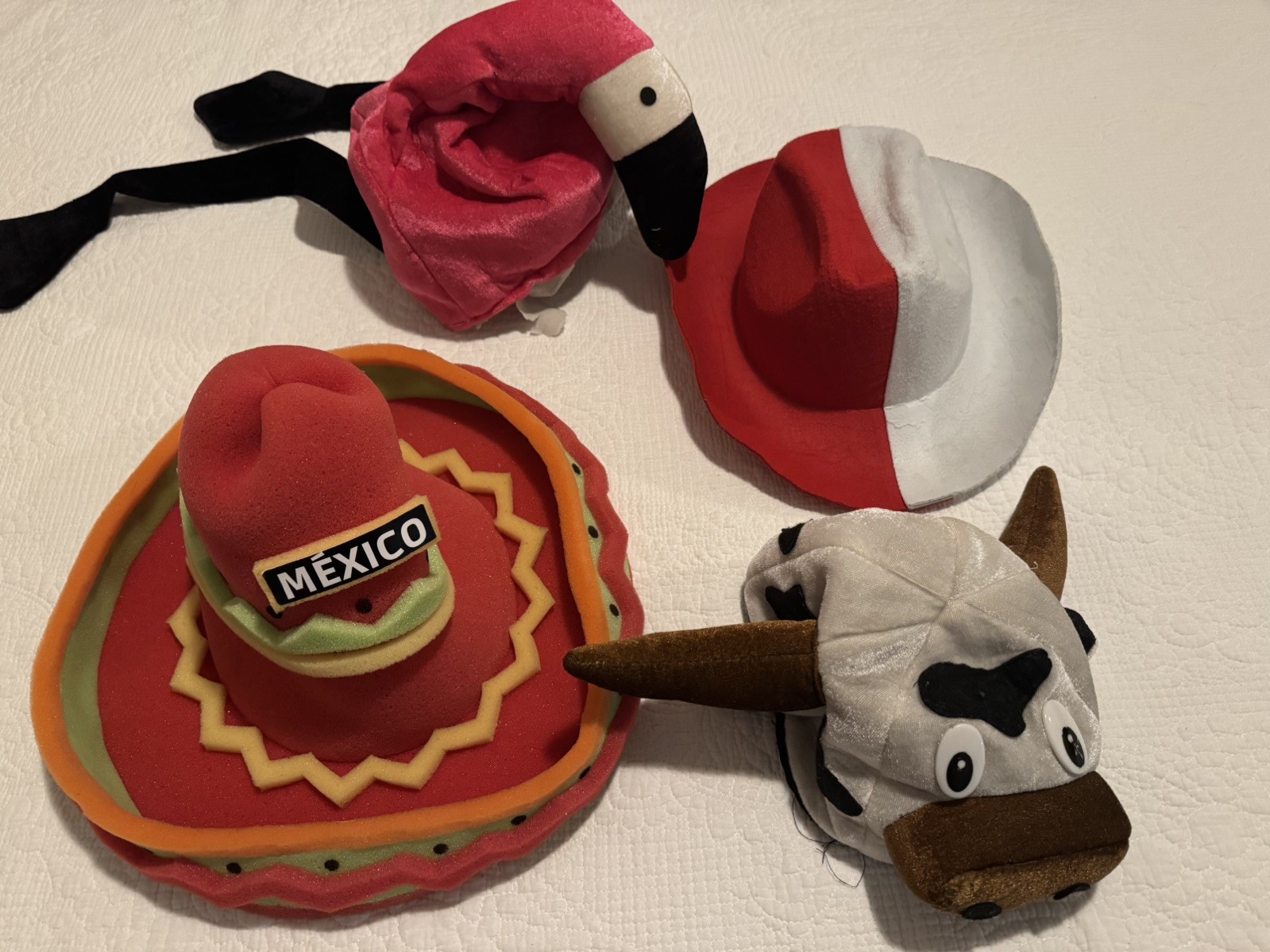 Odyssey Of Mind Hat Lot Poland Wisconsin Florida Mexico festive plush Party