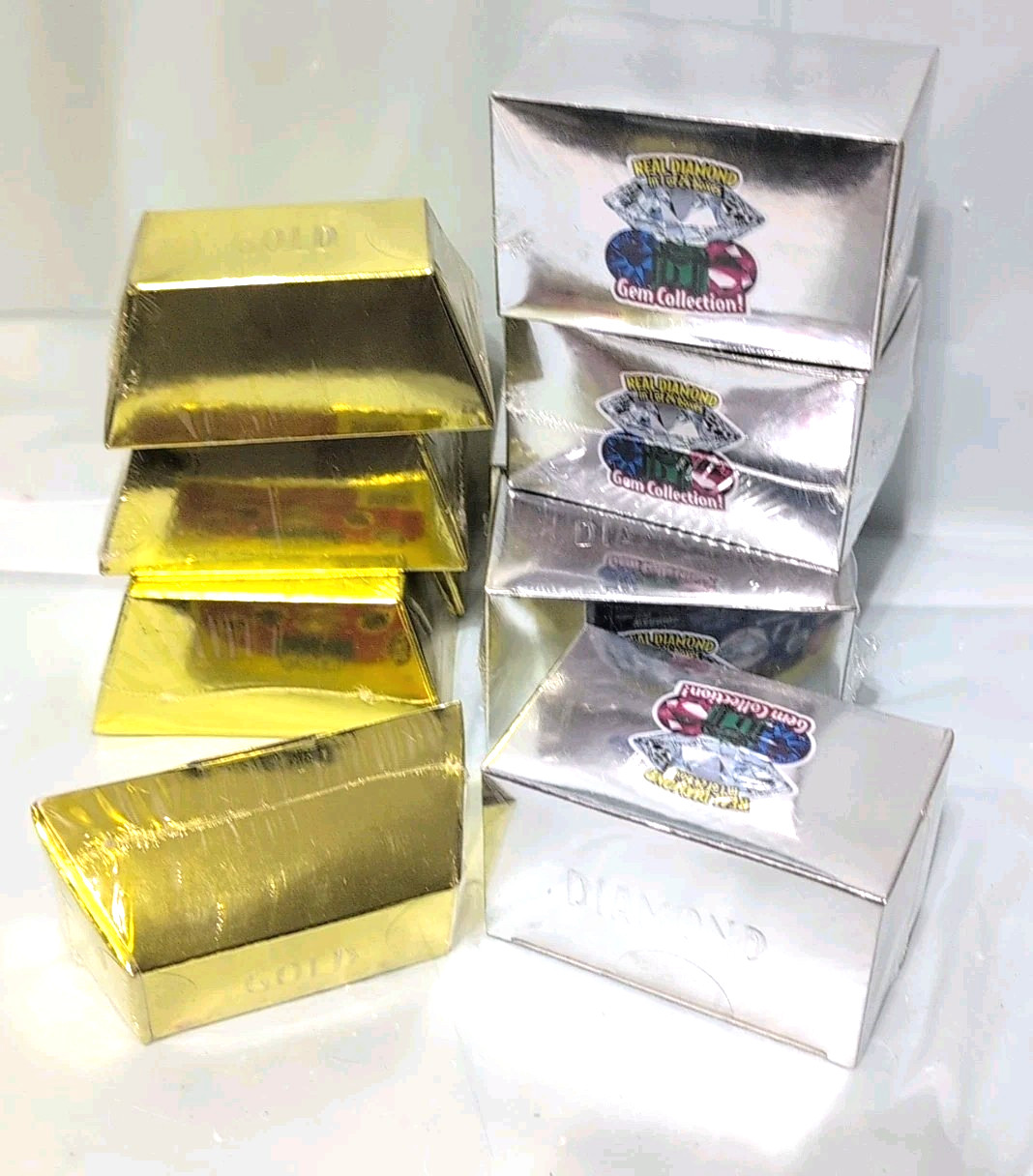 GrinStudio Dig It Gold & Diamond Treasure Bars Lot of 10 Bars 1 in 24 Real