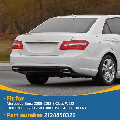 TOPUS Rear Tow Cover Compatible with Mercedes-Benz Silver Right Passenger Side