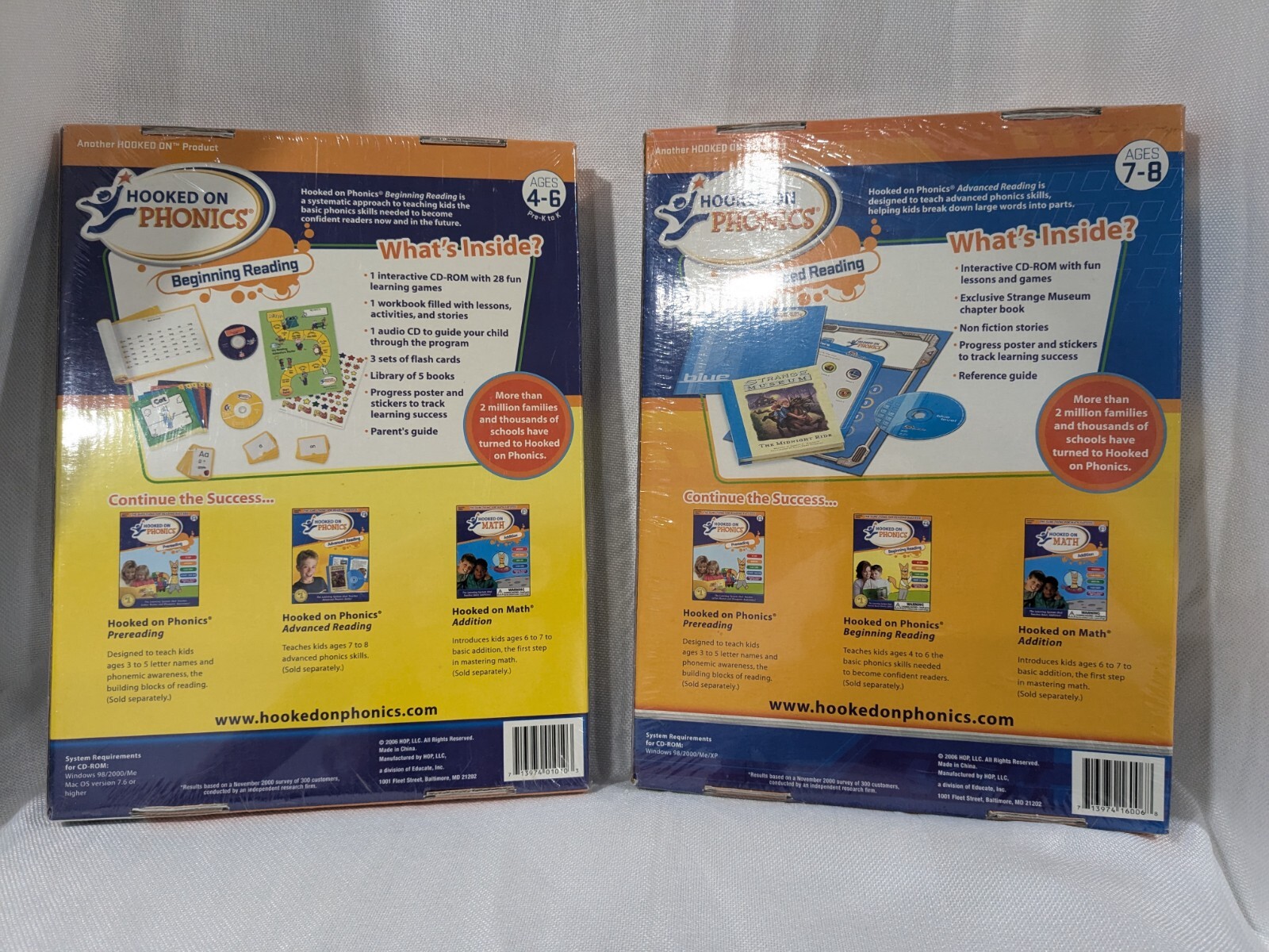 Hooked on Phonics Essentials Edition Set – Beginning and Advanced Reading