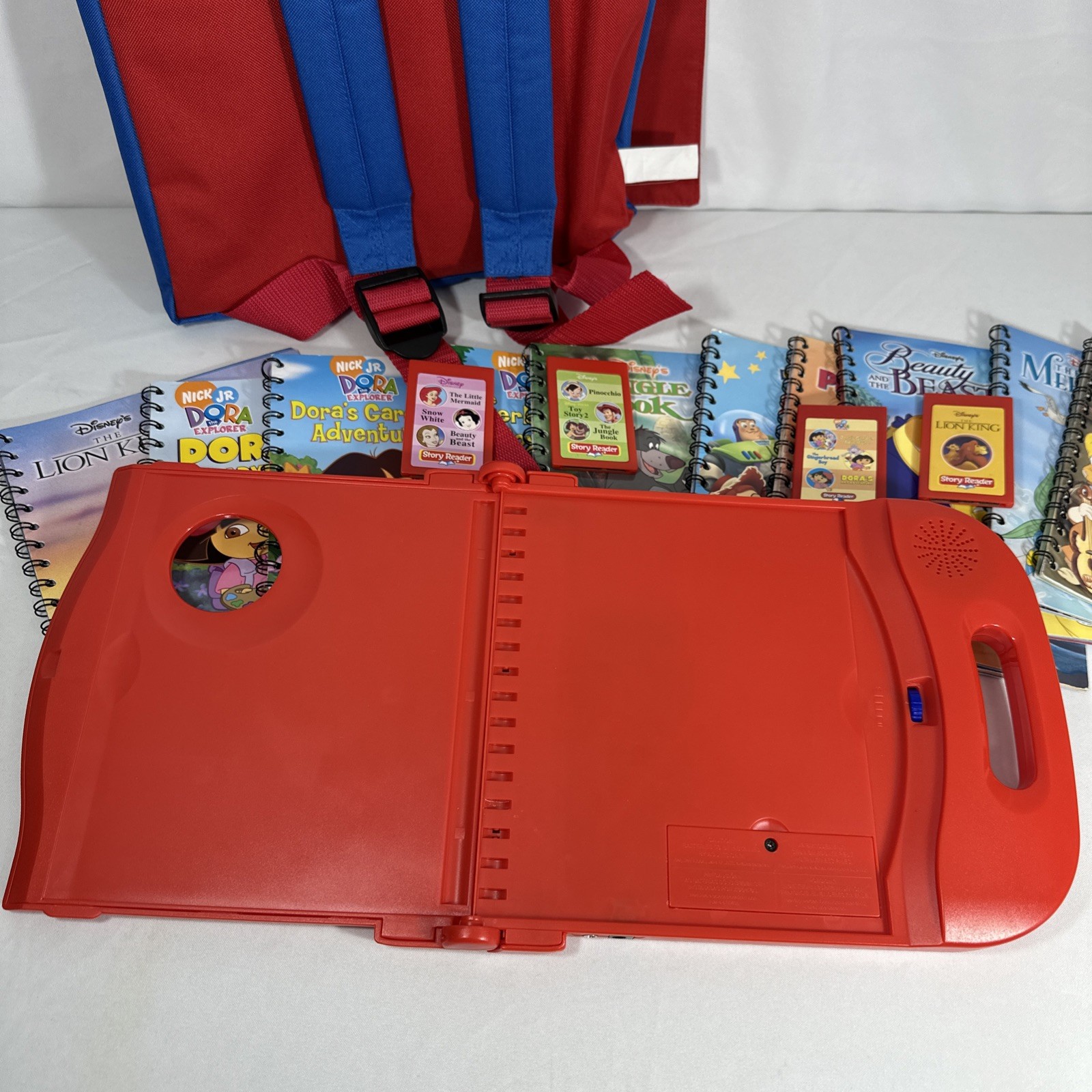 Children’s Story Reader System ~ Disney Princess, Pixar, Dora, Lion K 10 Books!