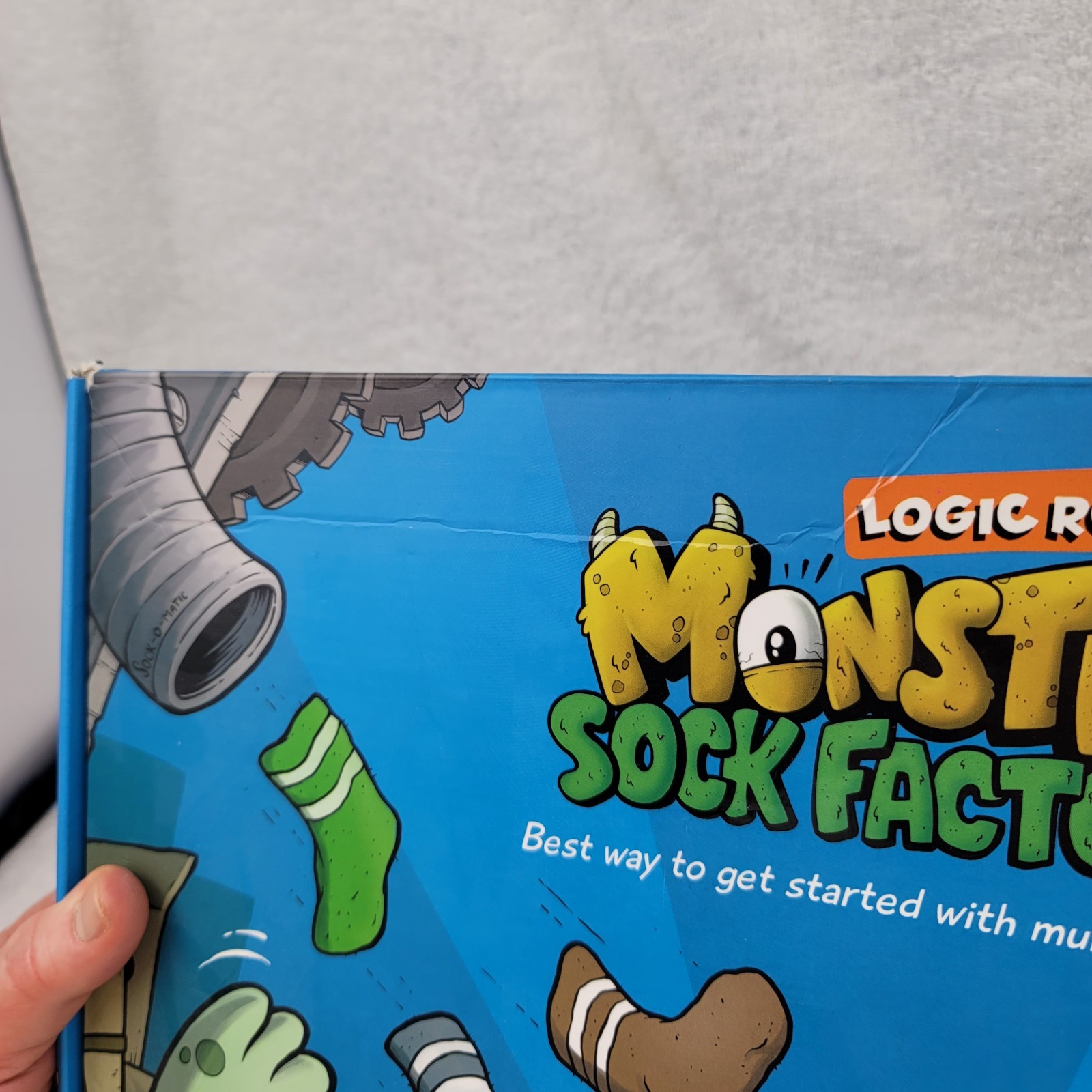Monster Sock Factory Logic Roots Multiplication Math Game Used Nearly Complete