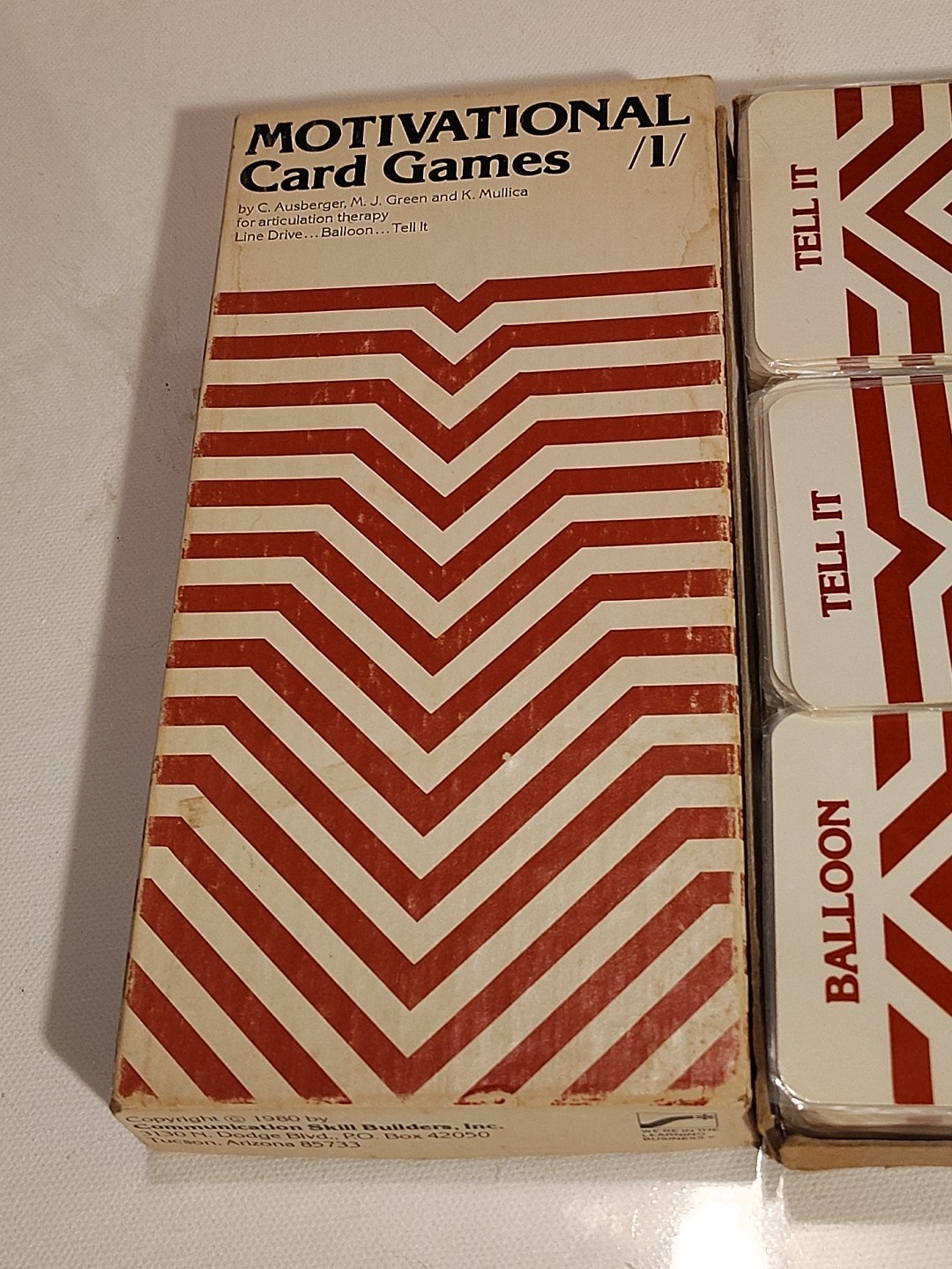 Rare Vintage 1979 Speech Articulation Therapy L Sounds Motivational Card Games