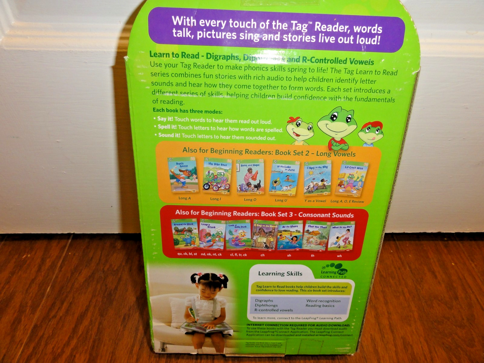 Leap frog, Learning to read, Book set 4, Advanced Vowels. 4 – 7 years, 6 books
