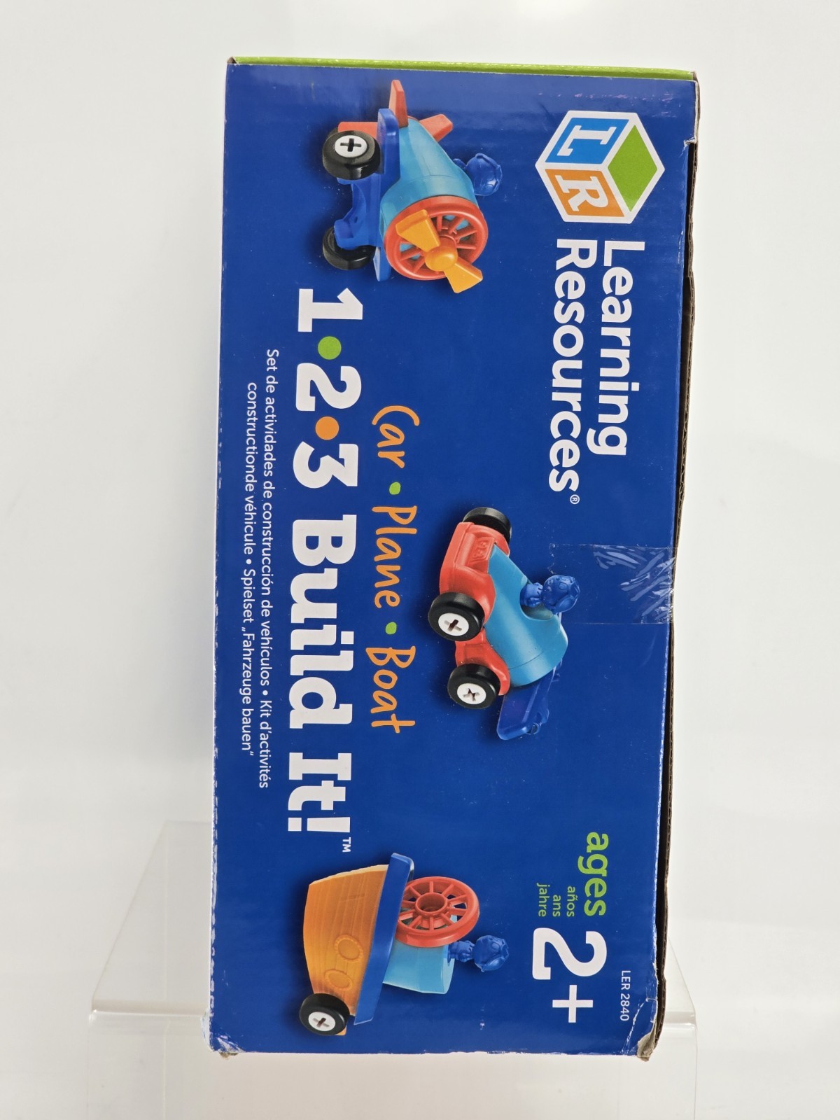 NEW SEALED Learning Resources STEM 1,2,3, Build It Car, Plane, Boat Kit Ages 2+