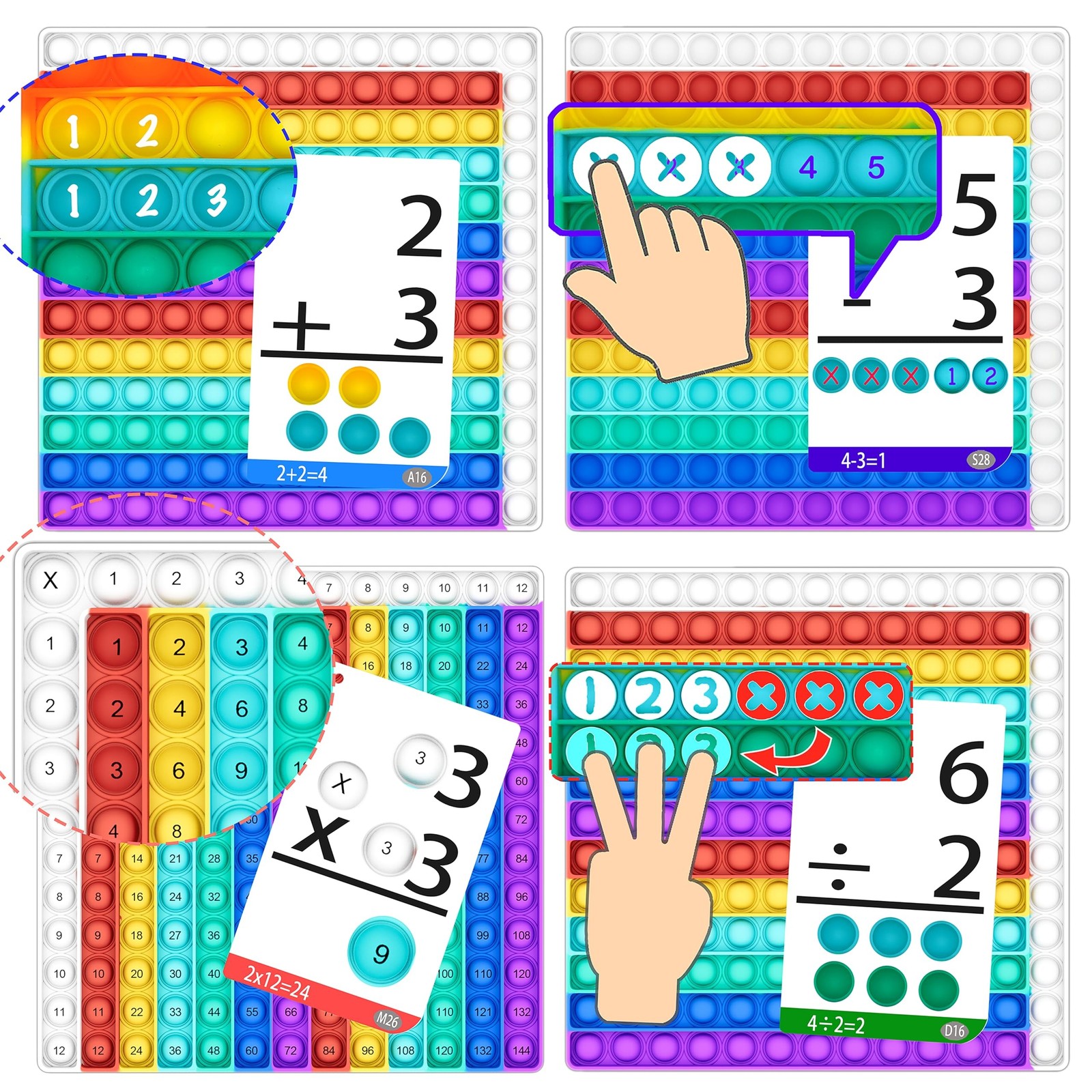 COOVA Multiplication Flash Cards 3rd Grade with Multiplication Chart – Times …