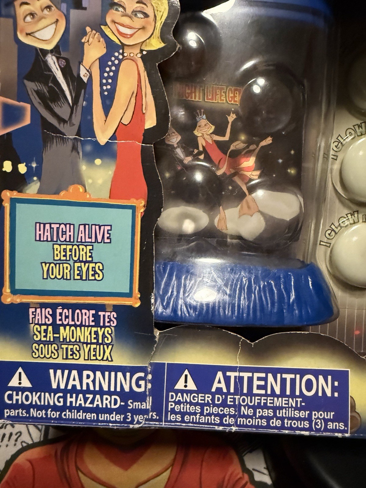 Rare NIB The Amazing Live SeaMonkeys NightLife Gems 2011 Glow In The Dark Sealed