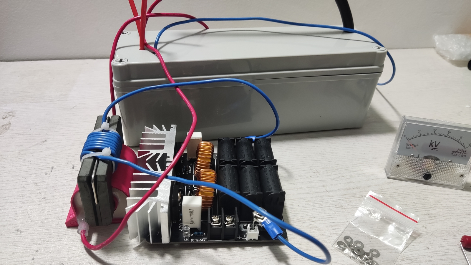 NEW Multiplier rectifier High voltage power supply Static generator 60KV 100KV