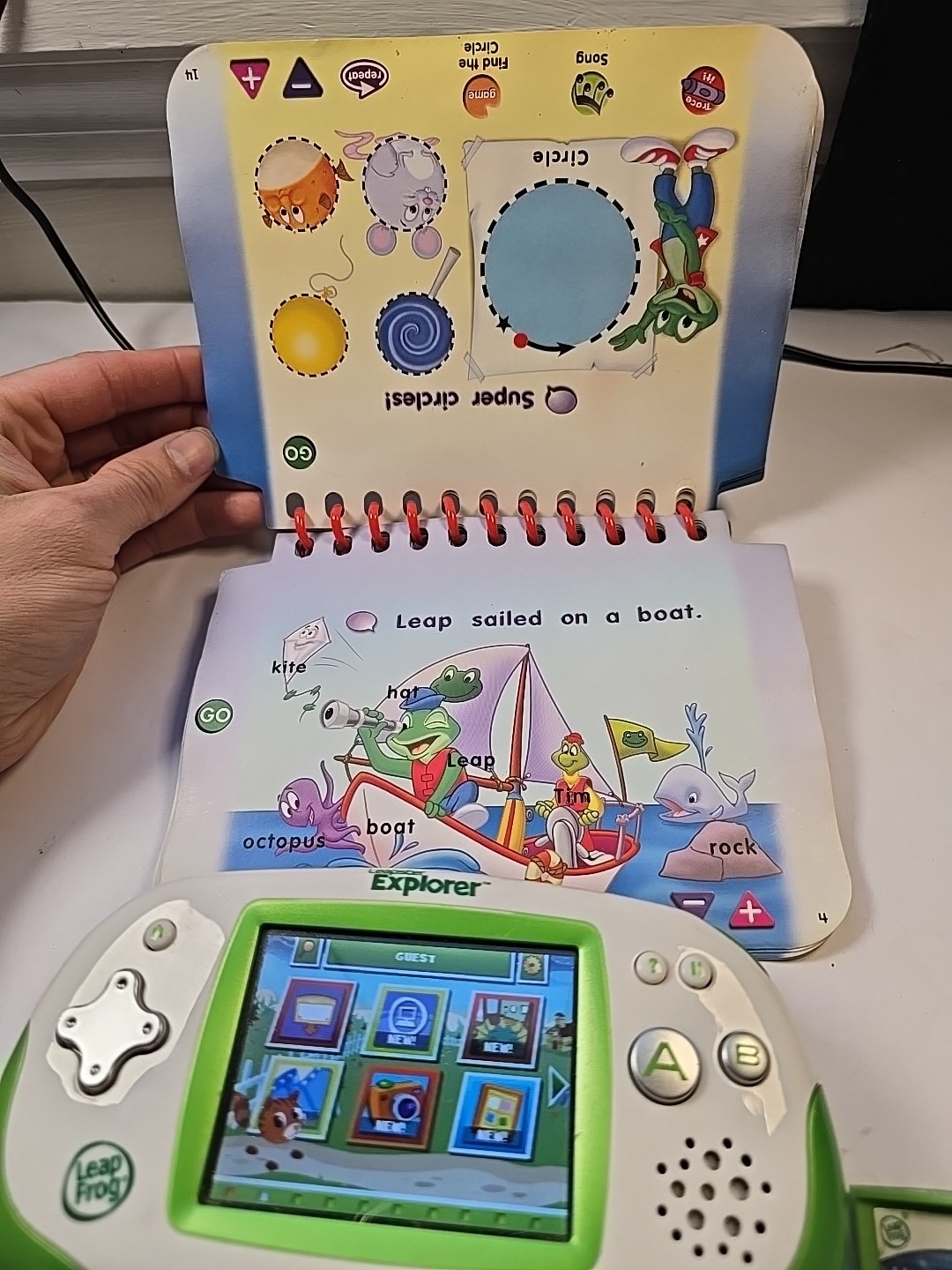 Leapfrog Leapster Explorer Learning Handheld System – Tested Works – Read Descr