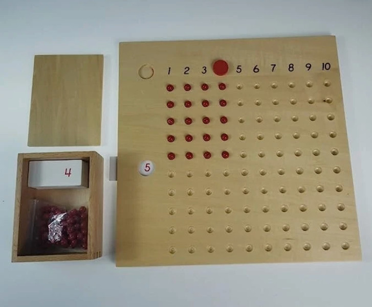 Bundled Wooden Montessori Math Multiplication & Division board game ( Premium)