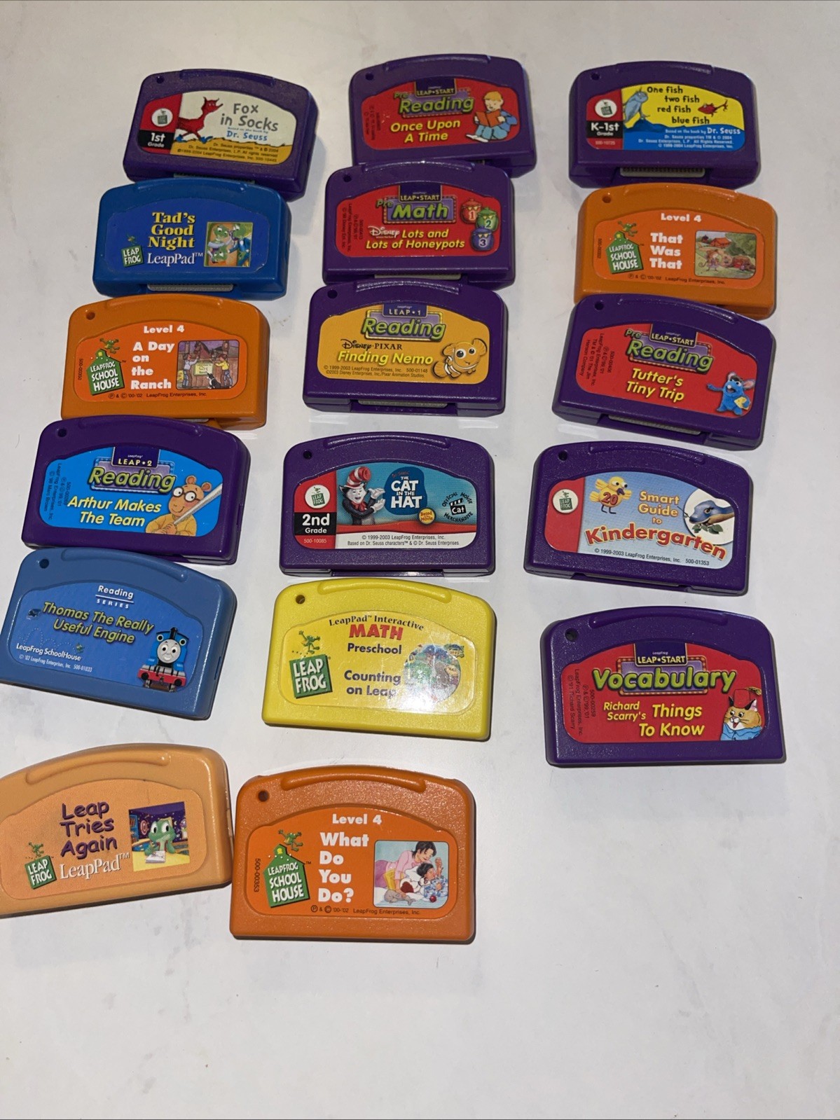 Vintage 2001 LeapFrog Leap Pad Learning System Console/Case/Books/Games