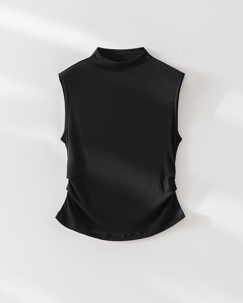 Lanjing Tencel Australia imported wool 5A antibacterial small high neck stand