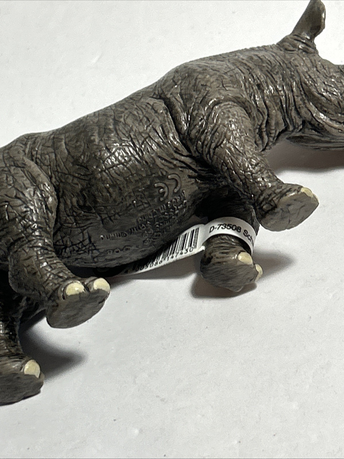 2008 SCHLEICH 6.5″ Gray Africa Black Rhino RHINOCEROS Animal Action FIGURE NWT