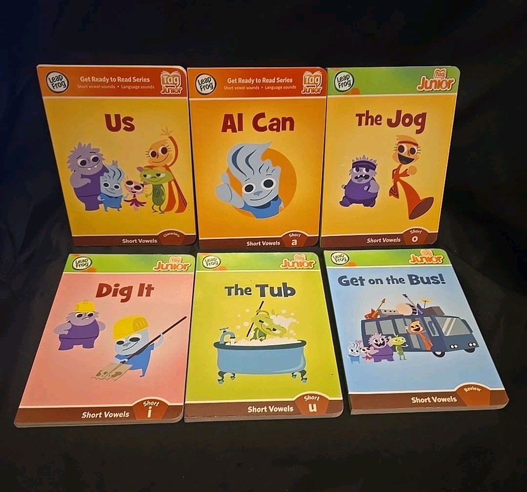 Leap Frog Leapfrog Tag Junior Jr 6 Books lot