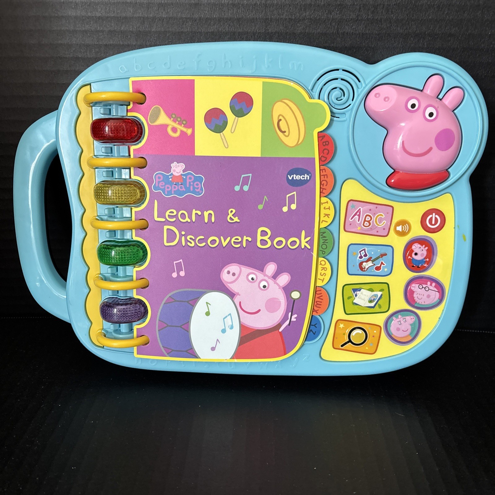 VTECH PEPPA PIG LEARN & DISCOVER BOOK-2+ YEARS-TESTED
